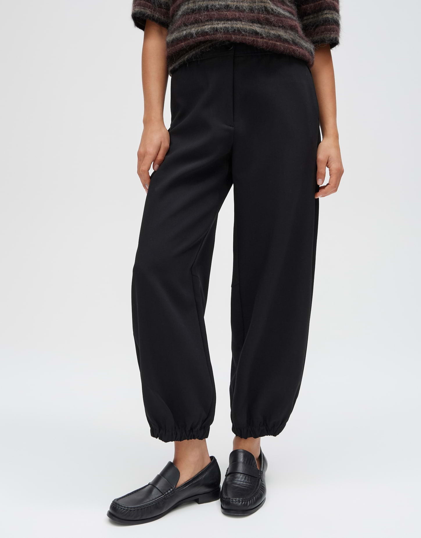 Opus Damen Hosen Black