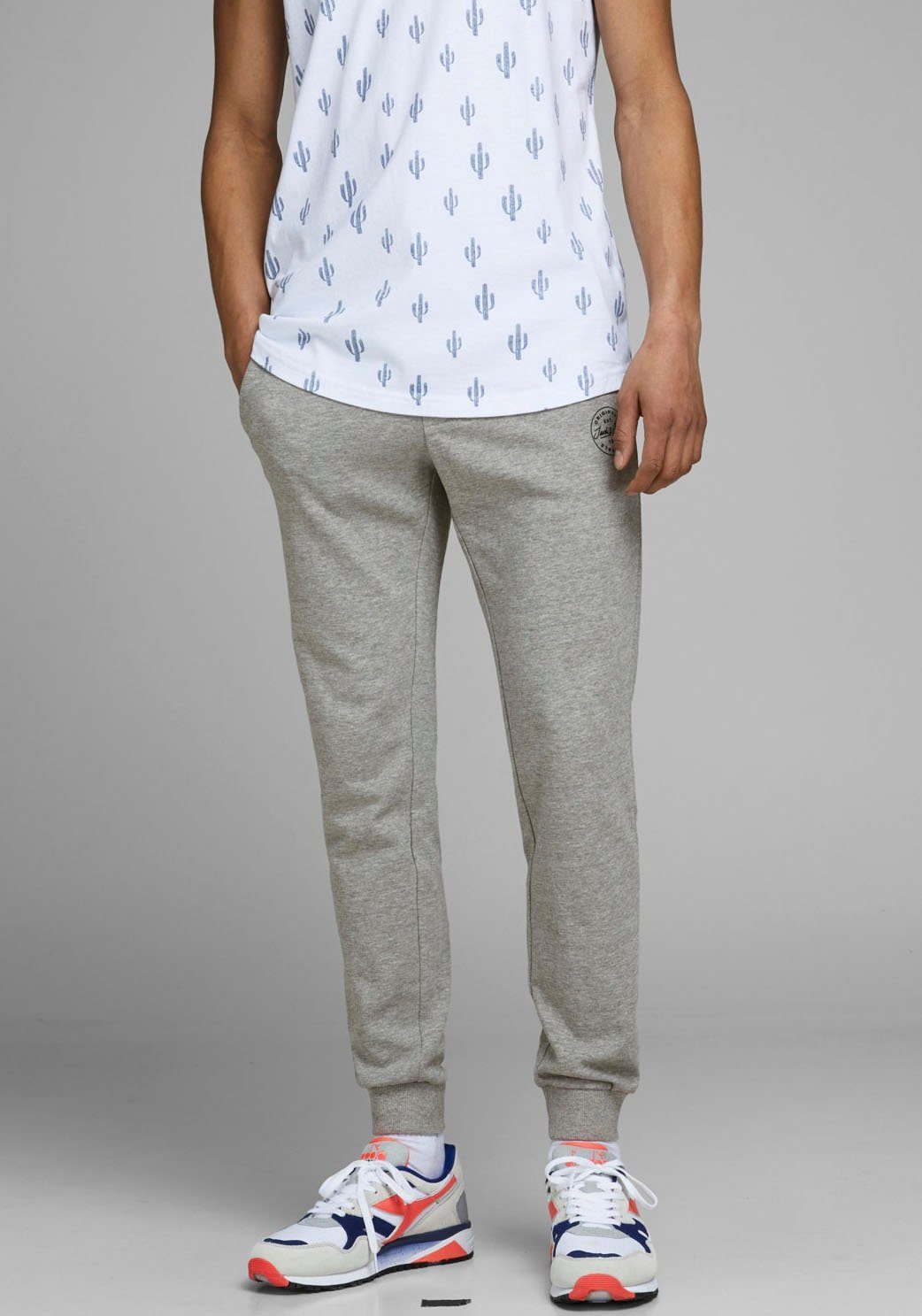 Jack & Jones Herren Hosen Light Grey Mela