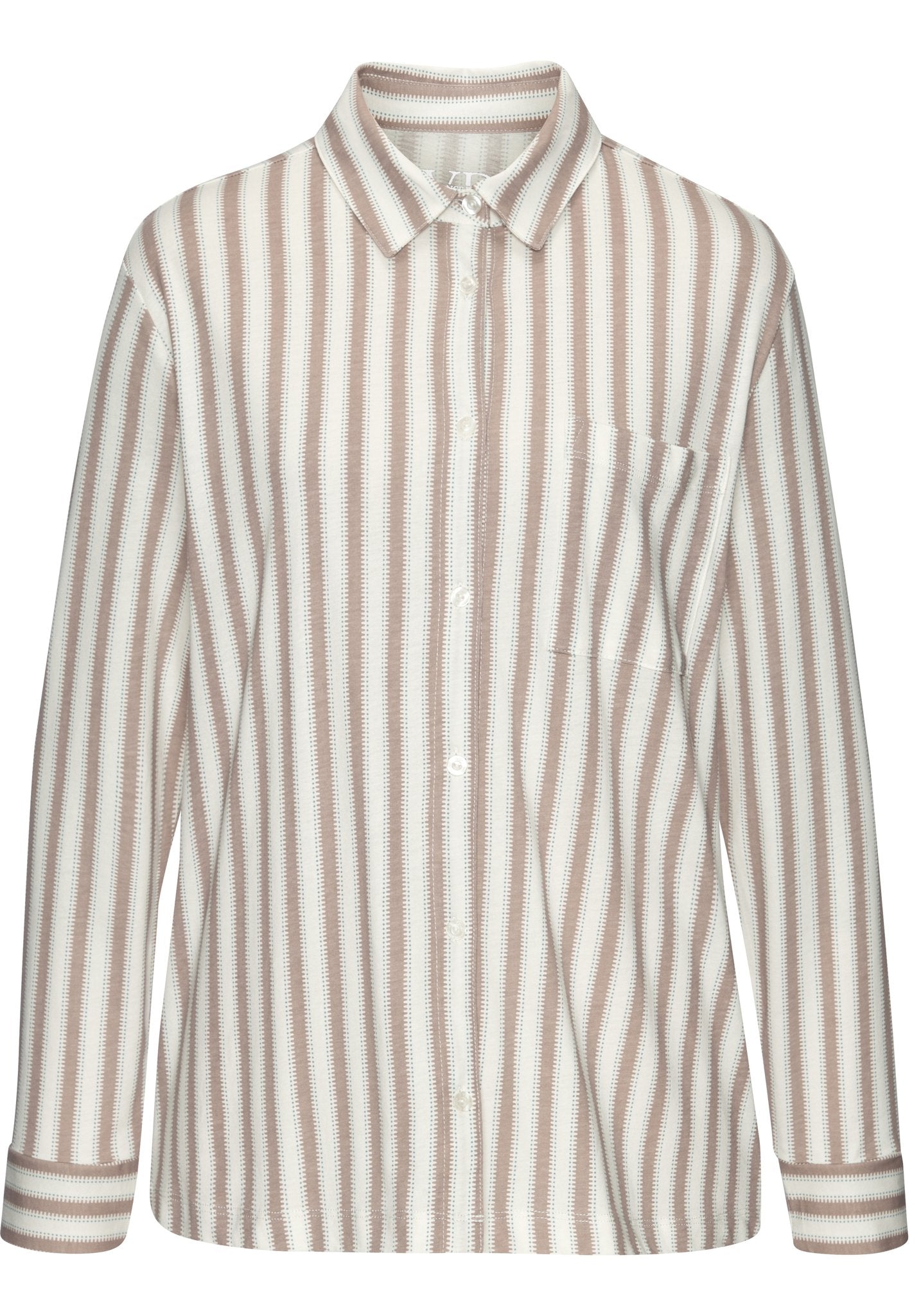 Lascana Schlafanzug Brown Stripe