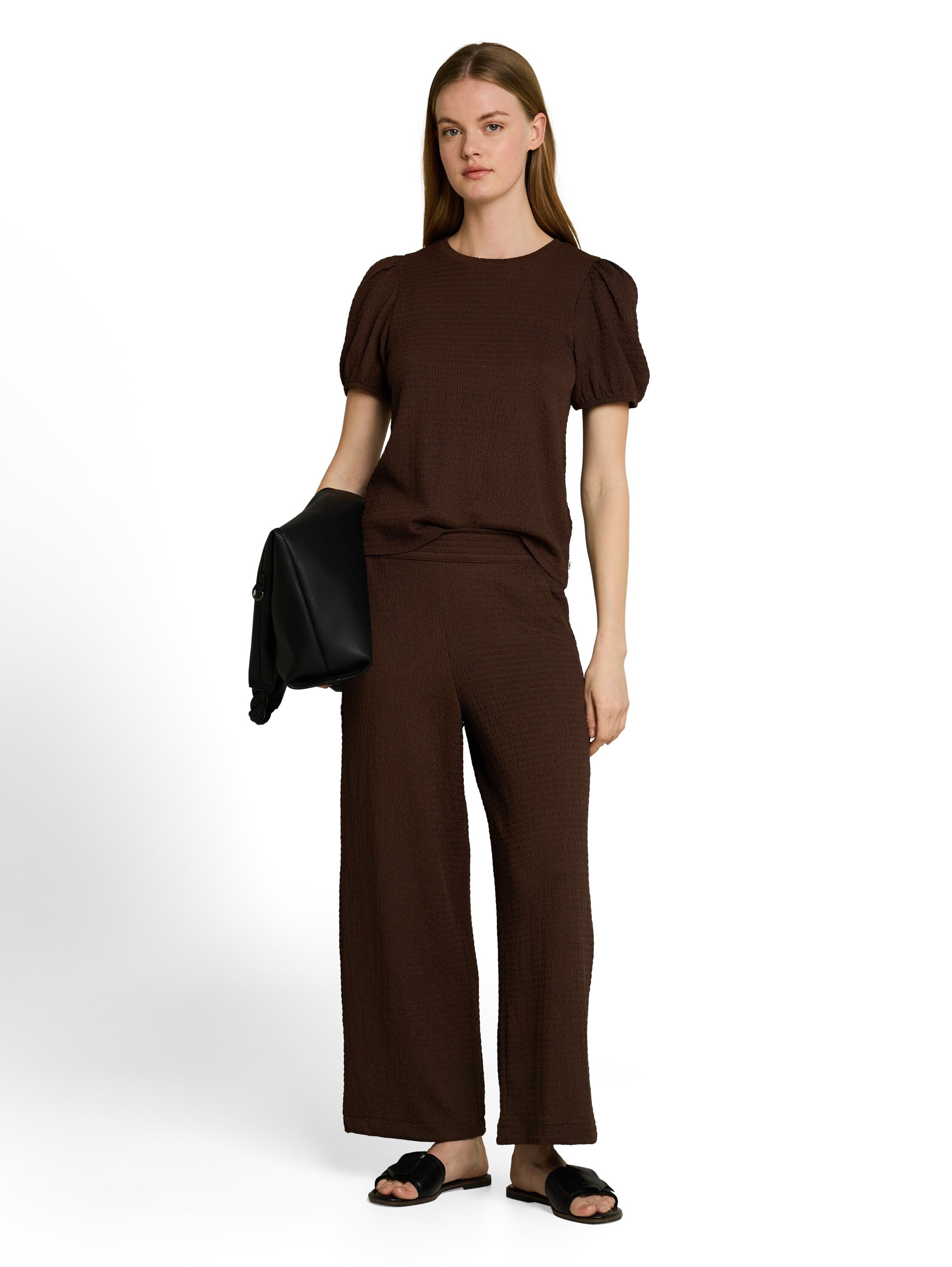 Tom Tailor denim Damen Hosen Cool Dark Brown