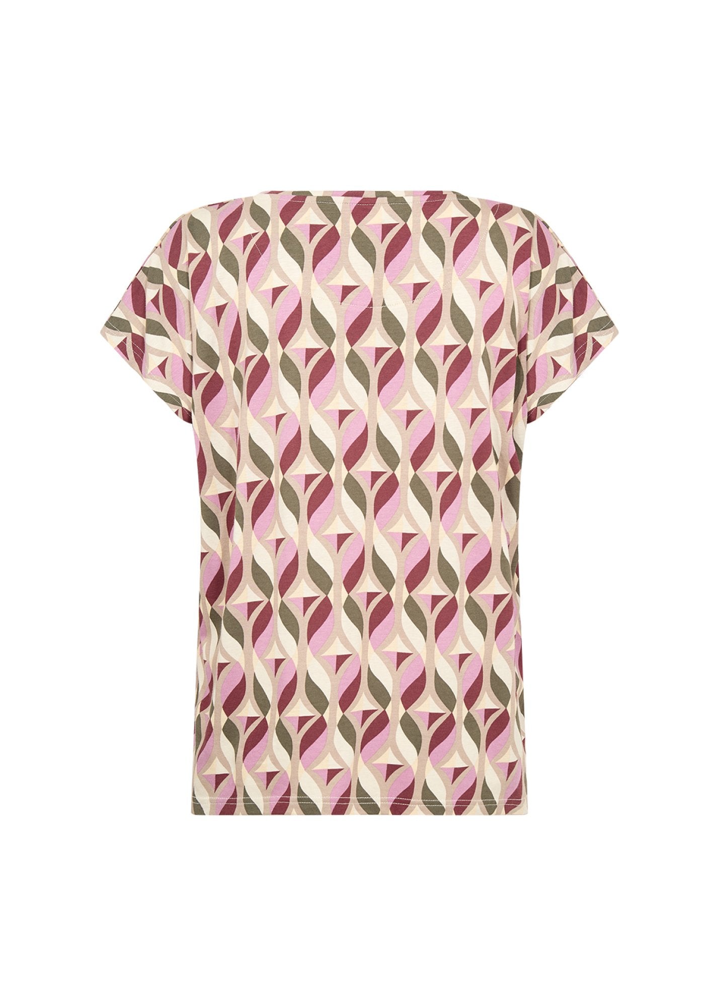 Soya Concept Damen T-Shirts Oxblood Red Com