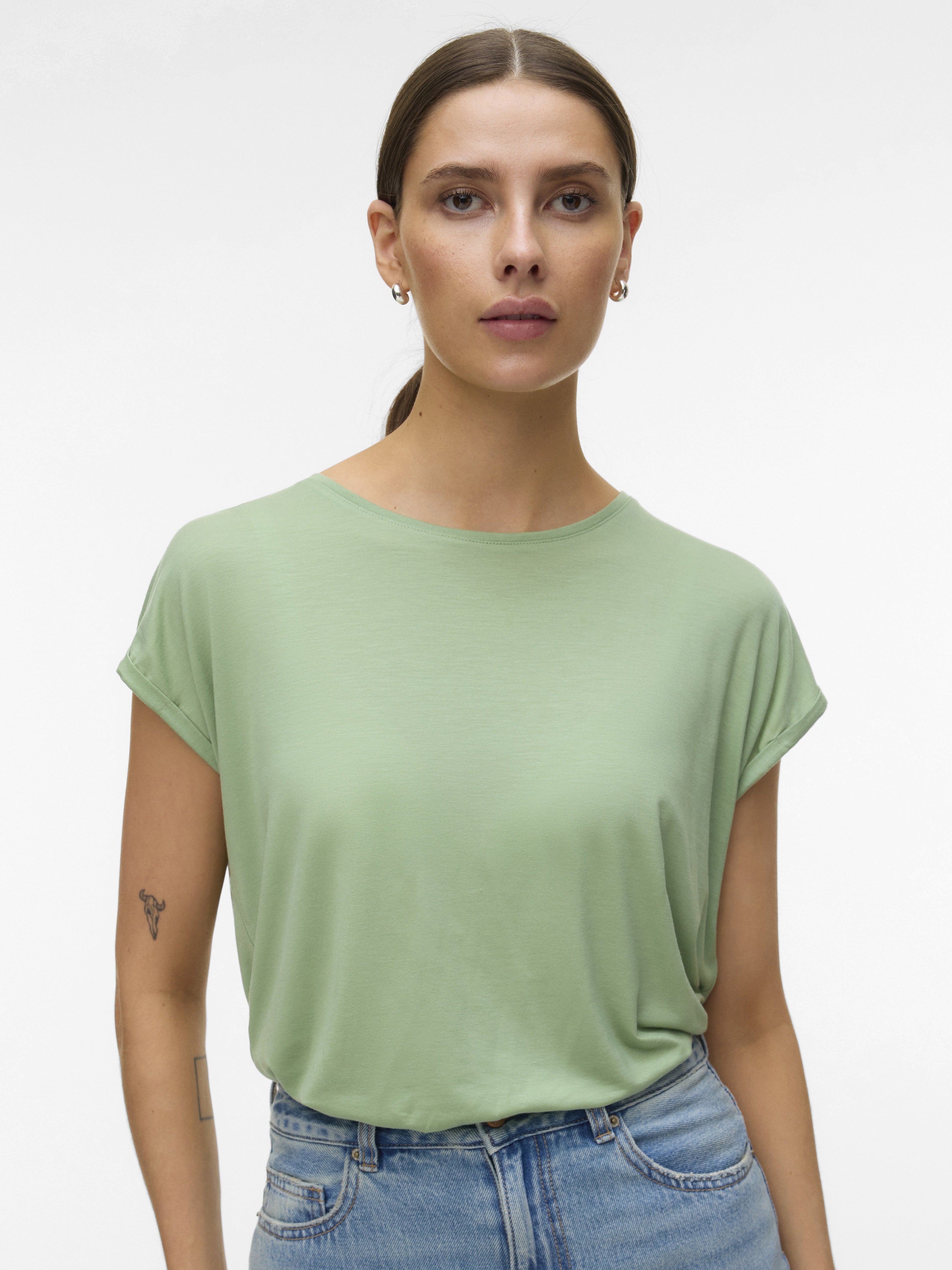 Vero Moda Damen T-Shirts Mistletoe