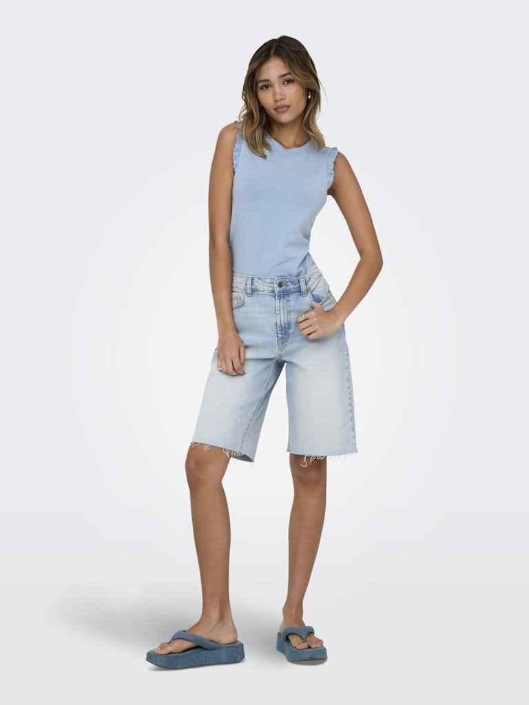 only Damen Tops Soft Chambray