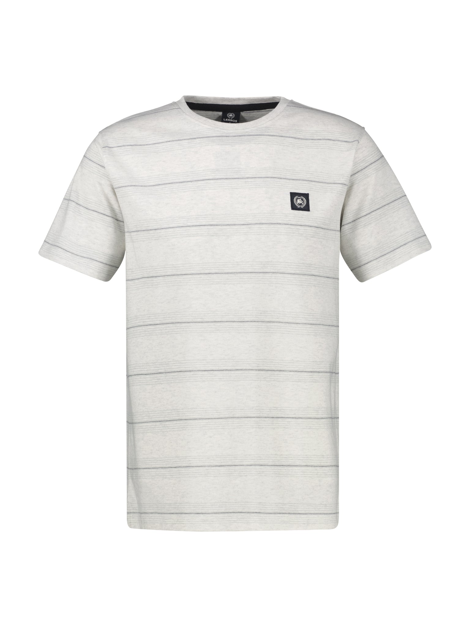Lerros Herren T-Shirts kurz Cloudy White