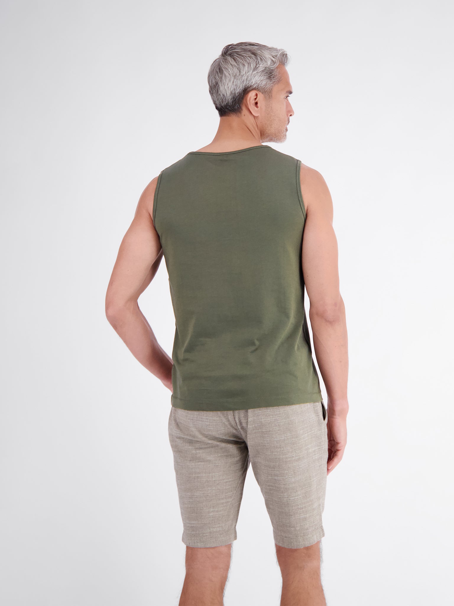 Lerros Herren T-Shirts kurz Nordic Olive