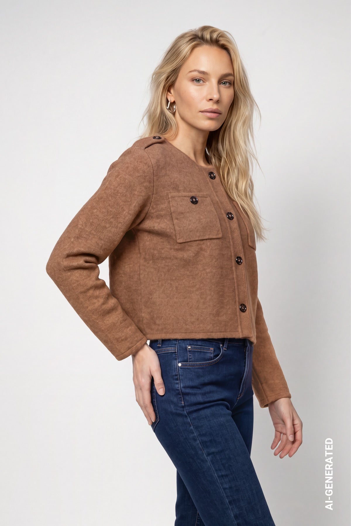 Monari Damen Strickjacken  Tiramisu
