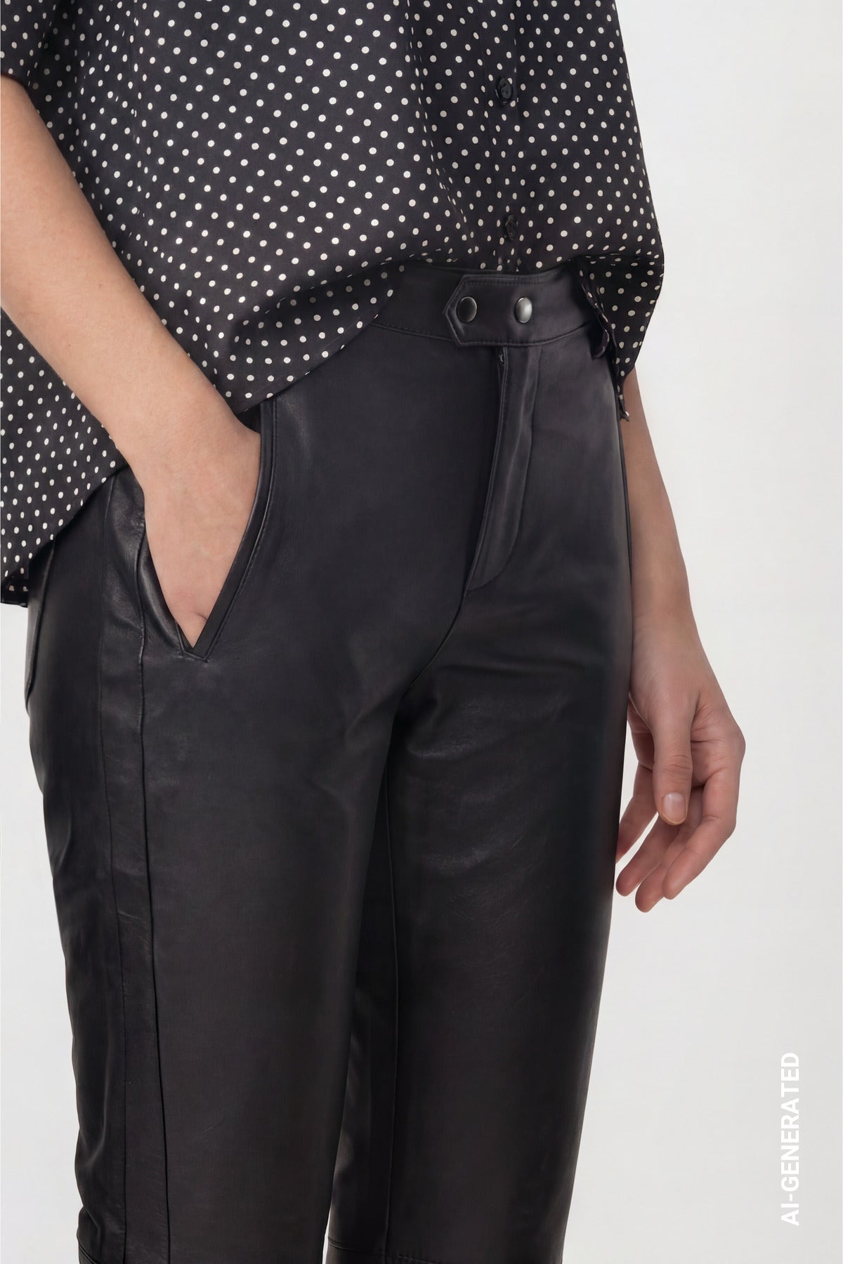 Monari Damen Hosen Schwarz