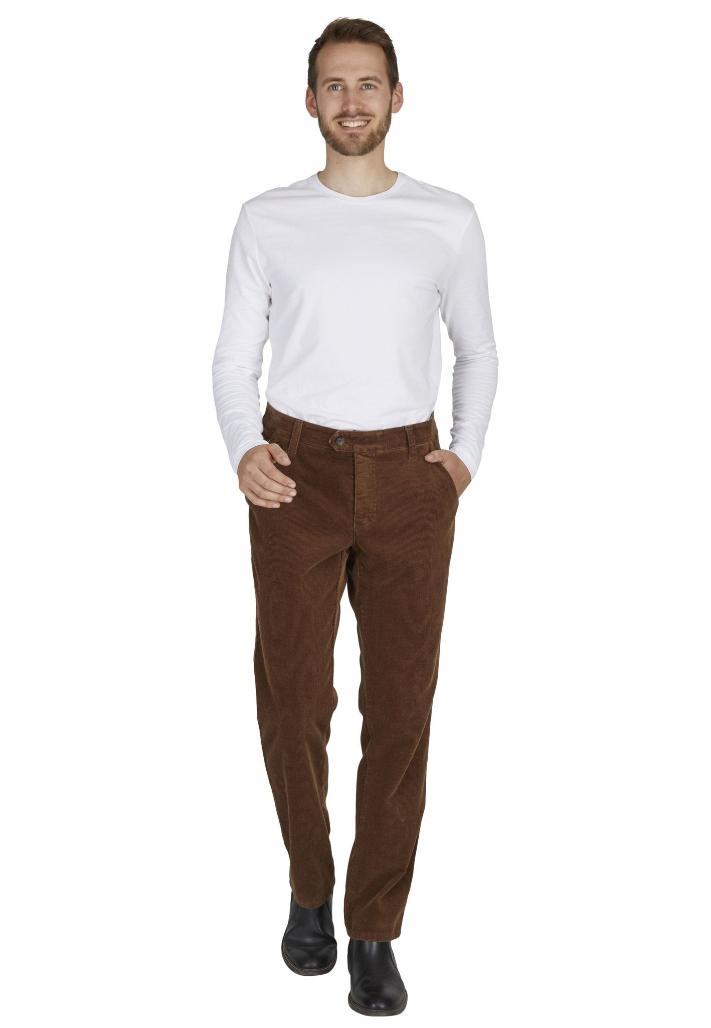 Hinrichs Herren Hosen Beige