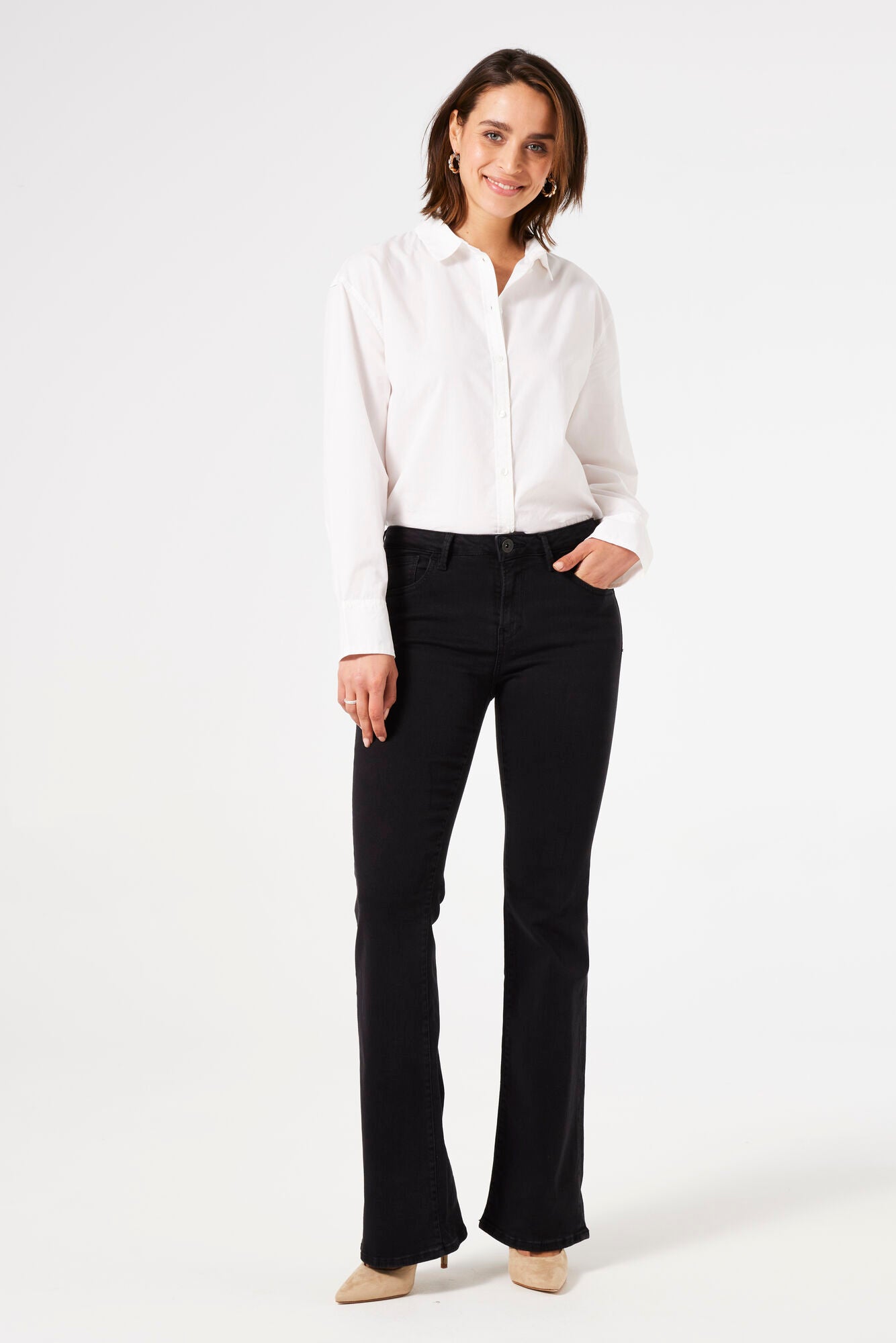 Garcia Damen Jeans Dark Used