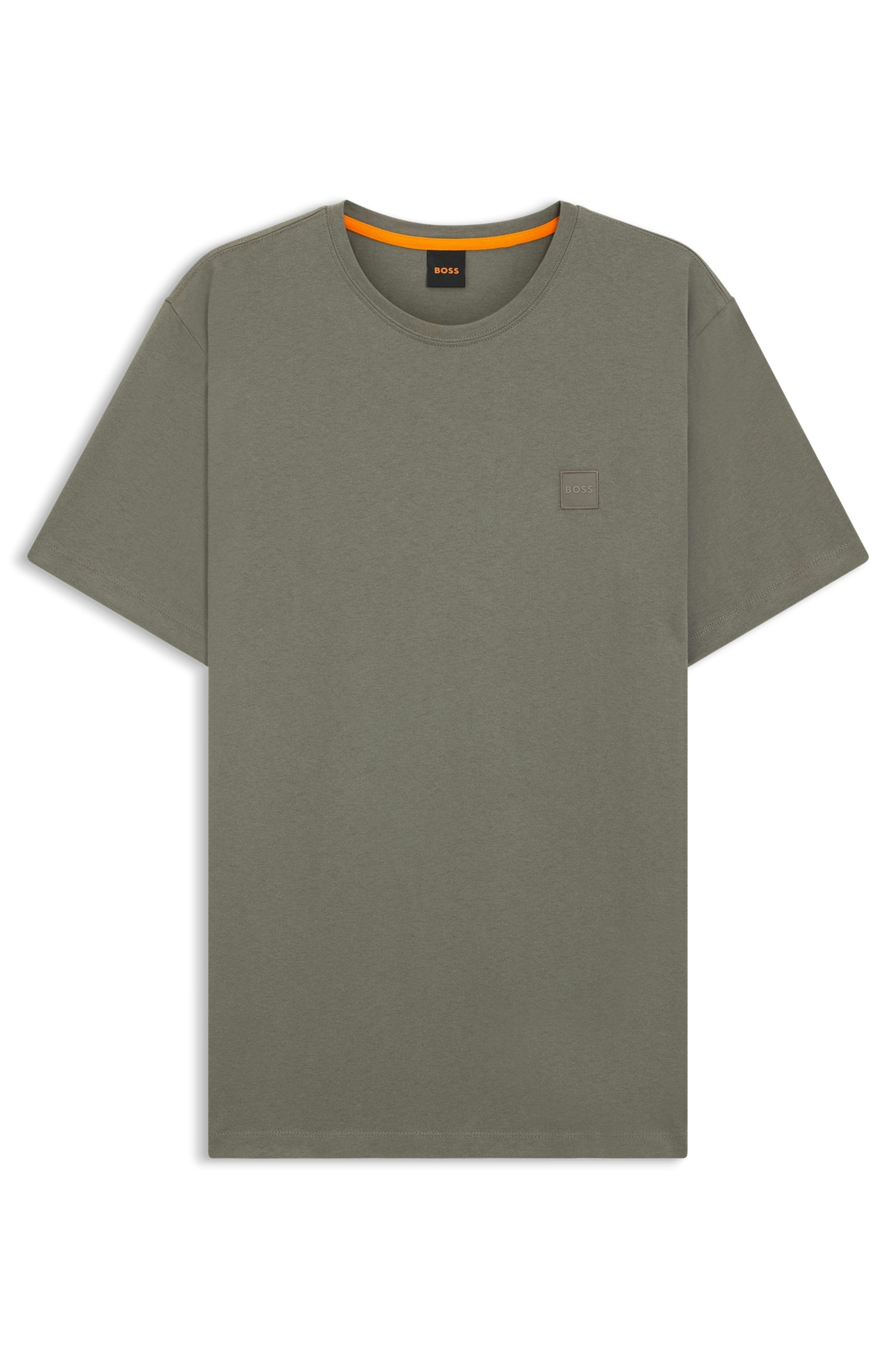 Boss Orange Herren T-Shirts kurz  Open Grey
