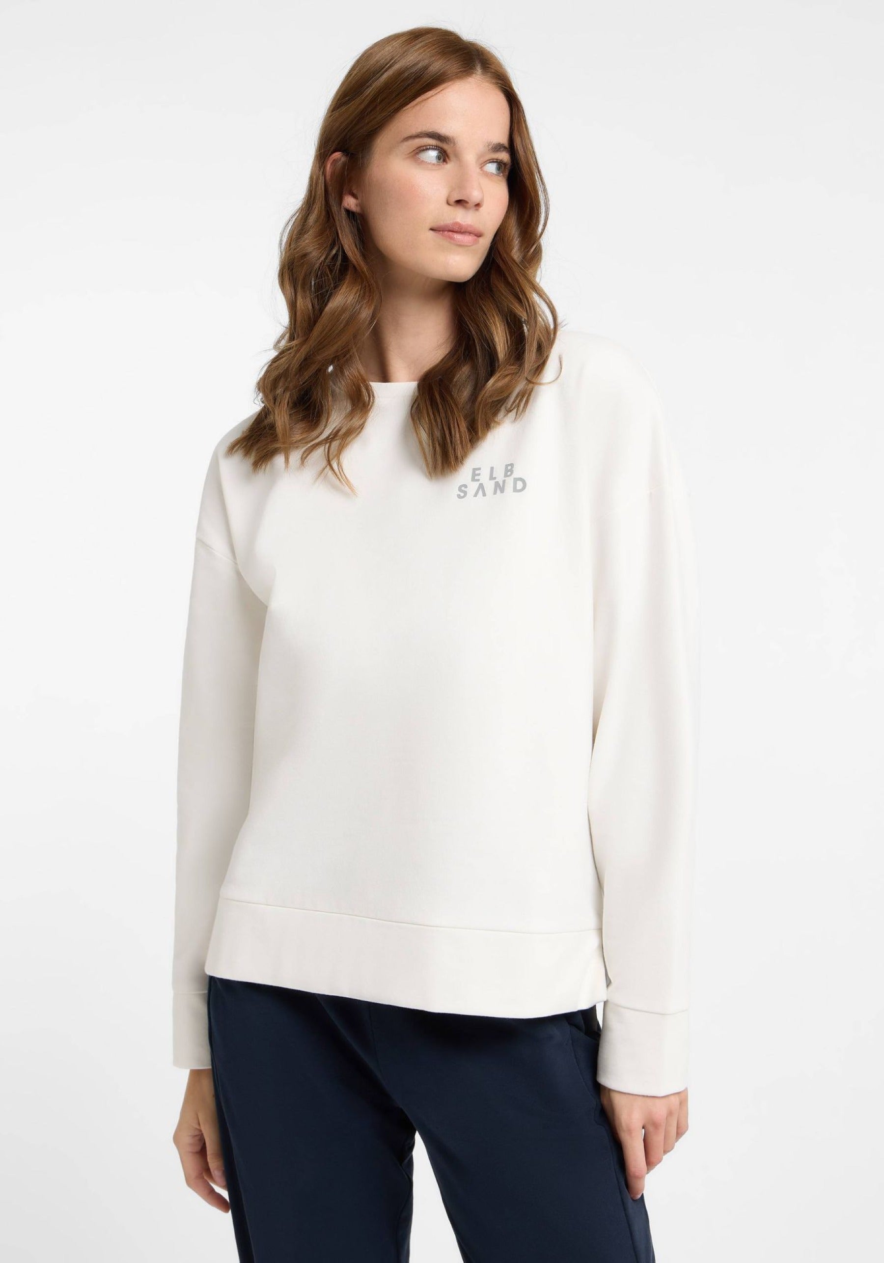 Elbsand Damen Sweatshirts  Cloud Whit