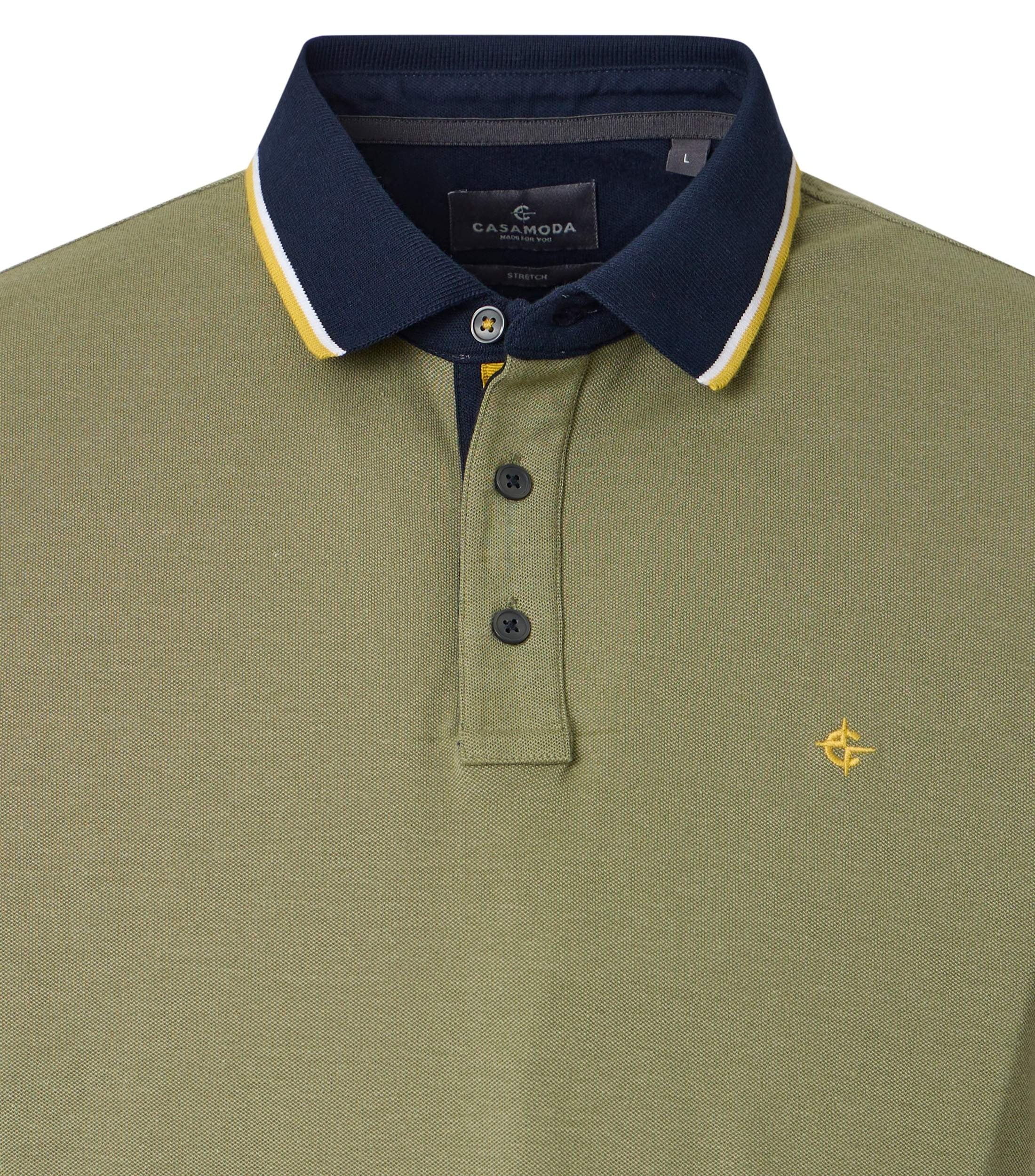 Casa Moda Herren Polo-Shirts  Gruen