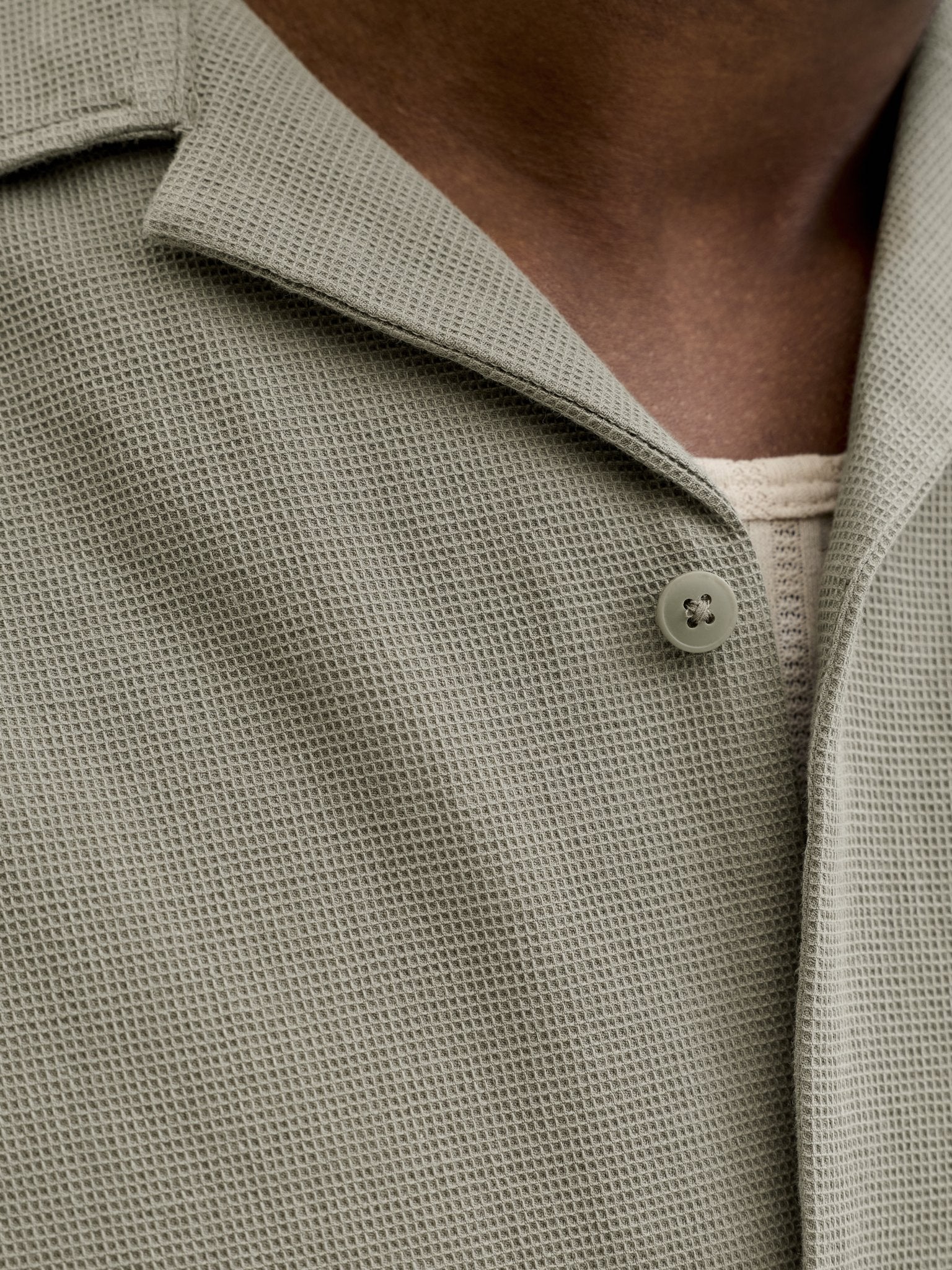 Jack & Jones Herren Hemden lang Vetiver