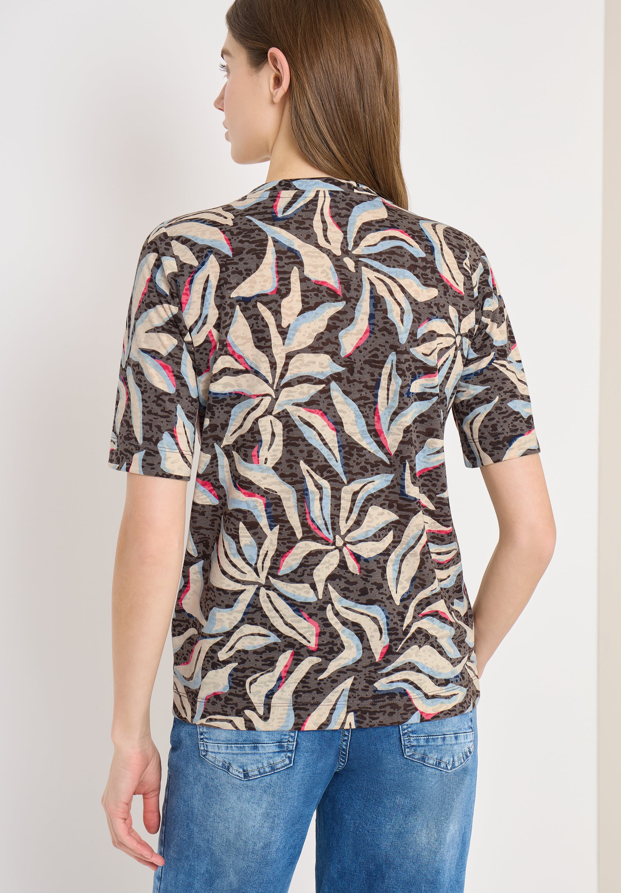 Cecil Damen T-Shirts  Macchiato