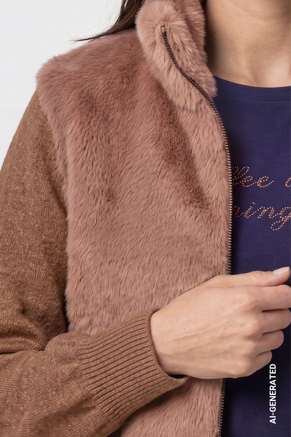 Monari Damen Strickjacken Tiramisu