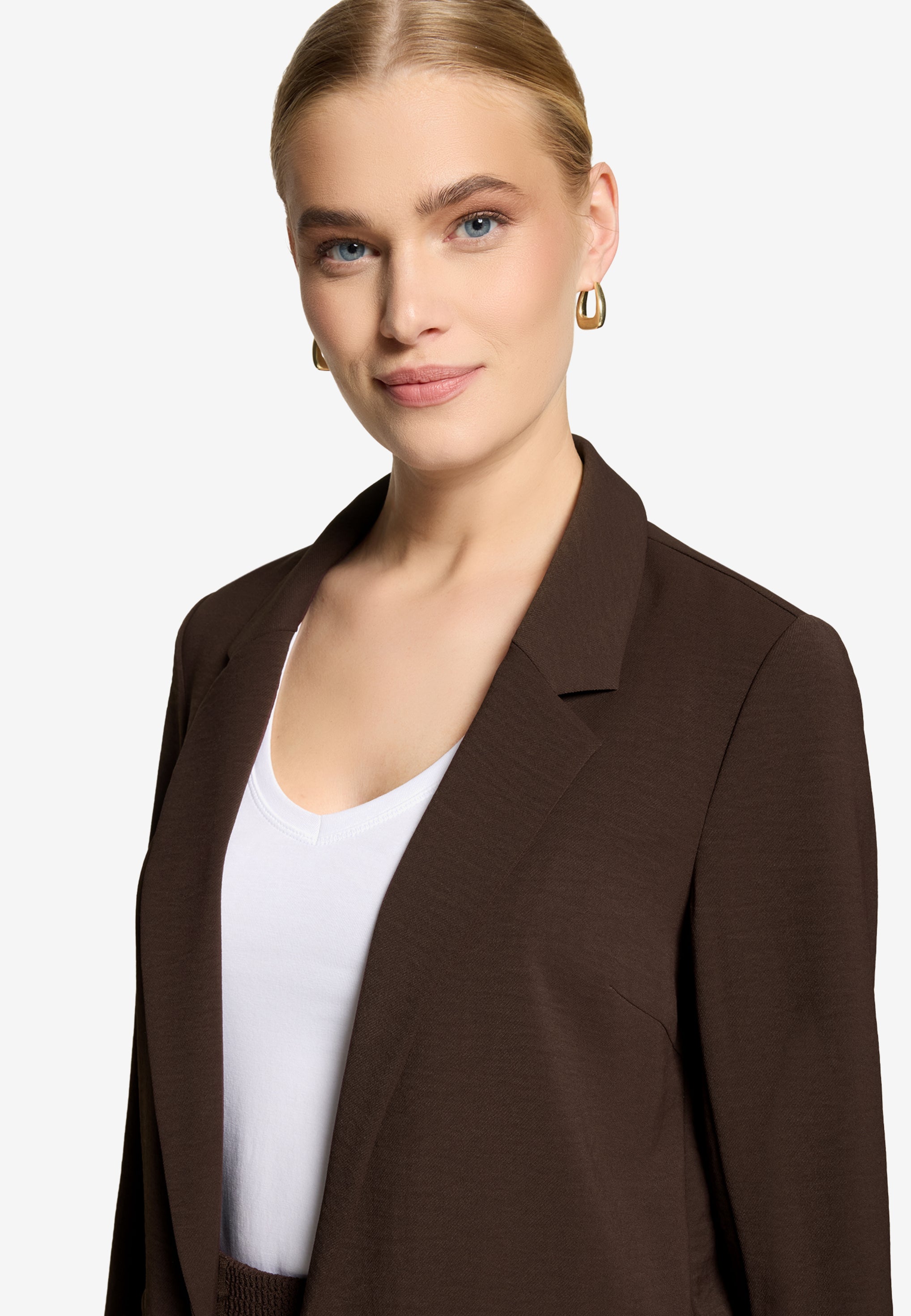 Zero Damen Blazer Chocolate Plum