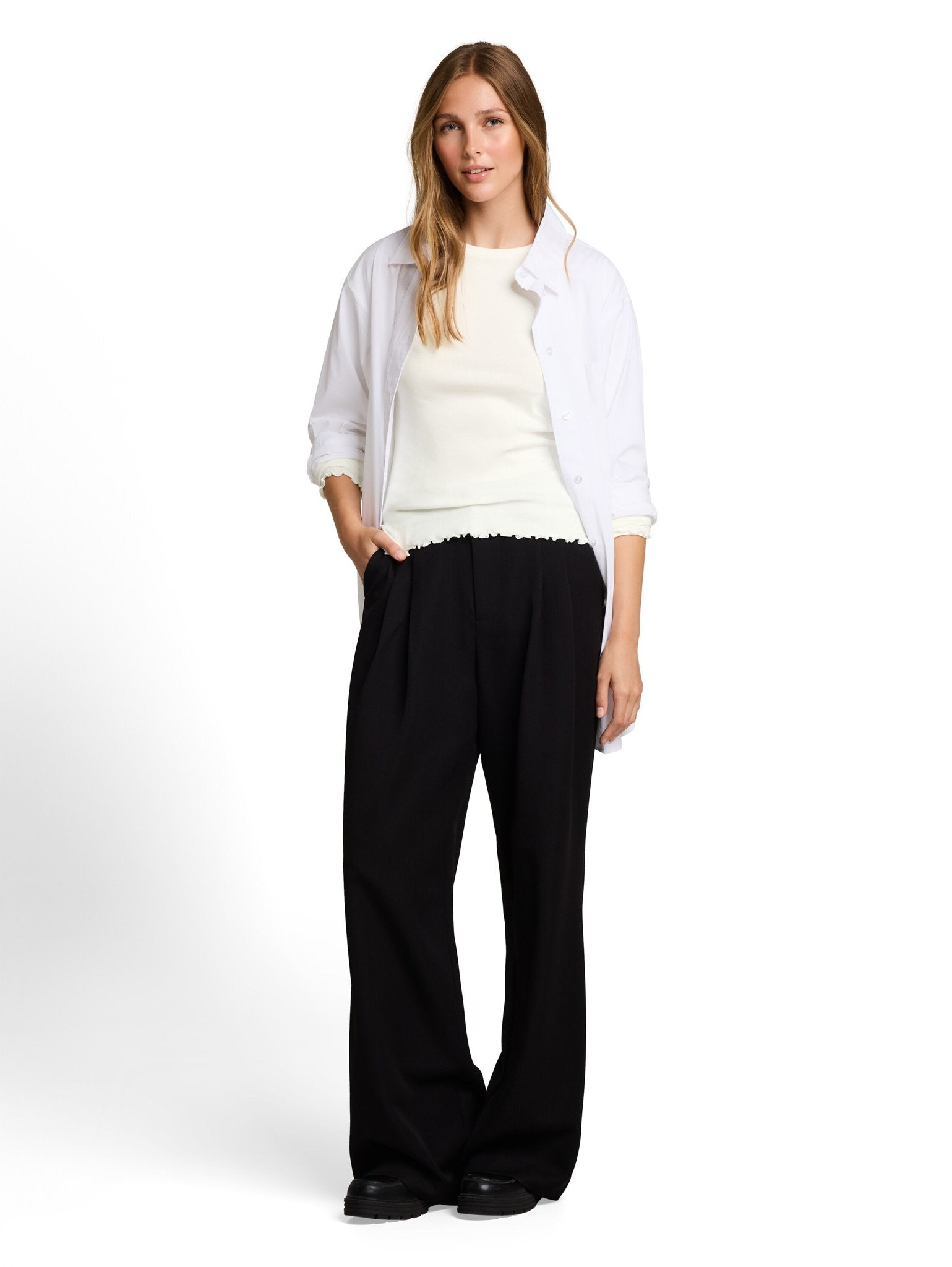 Tom Tailor denim Damen T-Shirts Off White