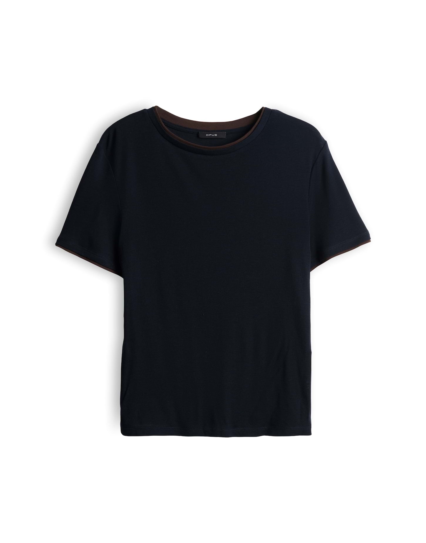 Opus Damen T-Shirts Coal Blue