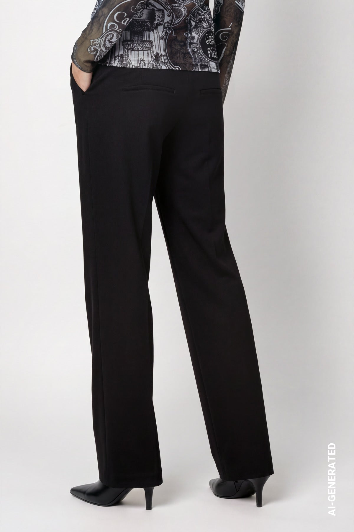 Monari Damen Hosen Schwarz
