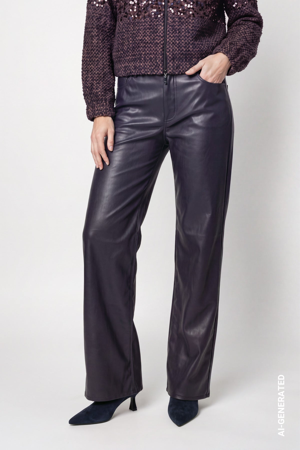 Monari Damen Hosen  Dark Blue