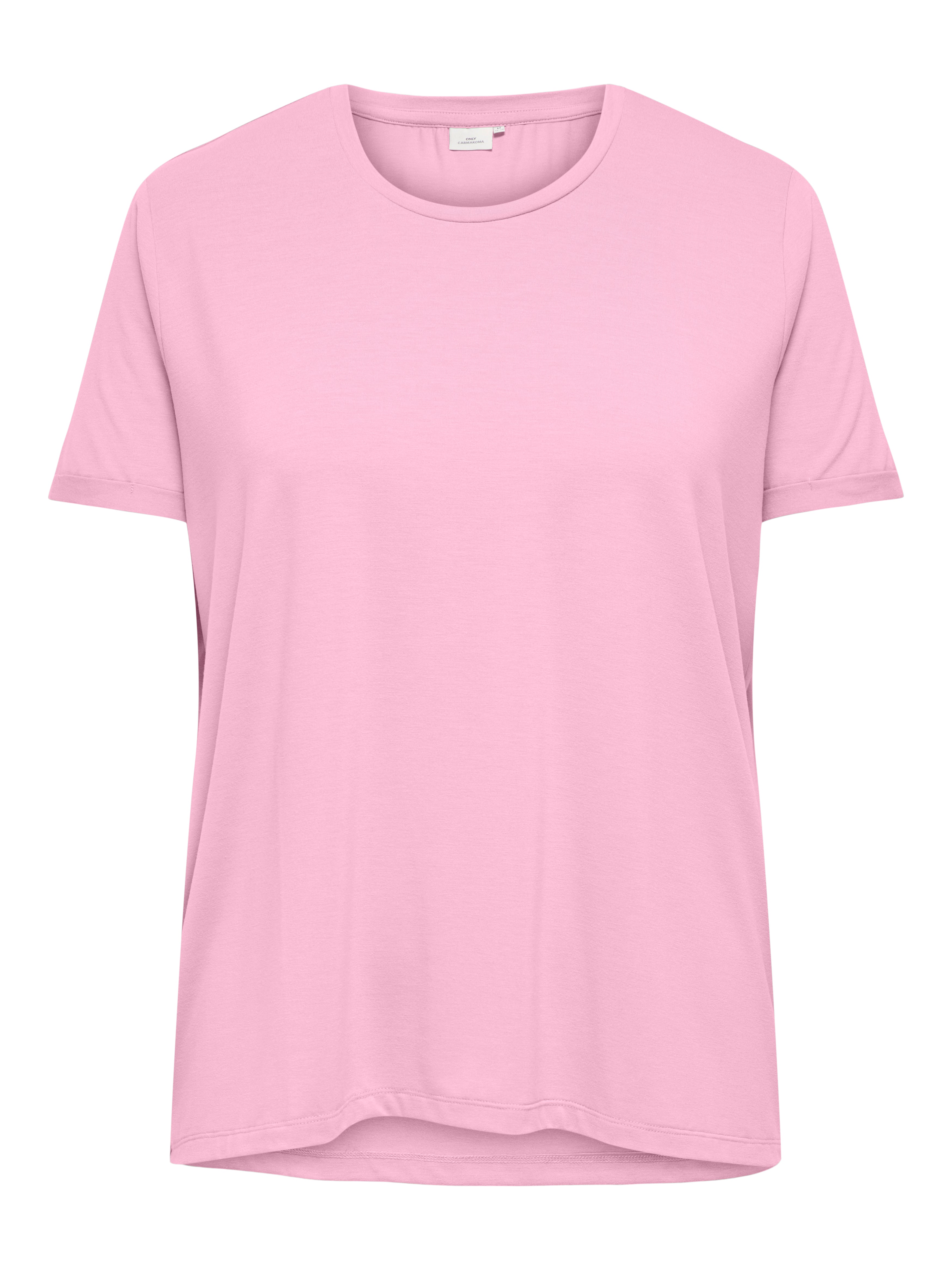 Only Carmakoma Damen T-Shirts Pink Lady