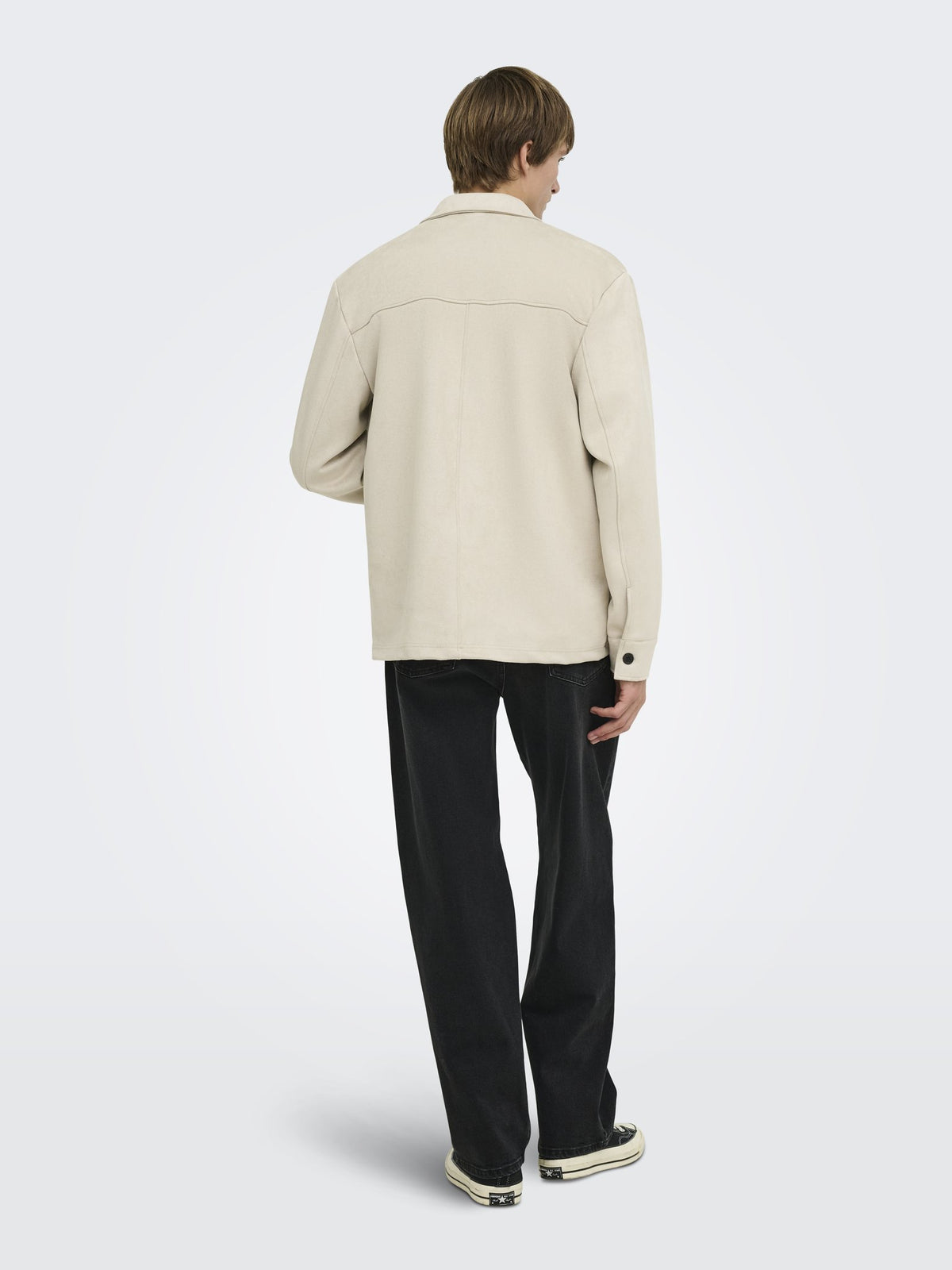 Only & Sons Herren Hemden lang Silver Lining