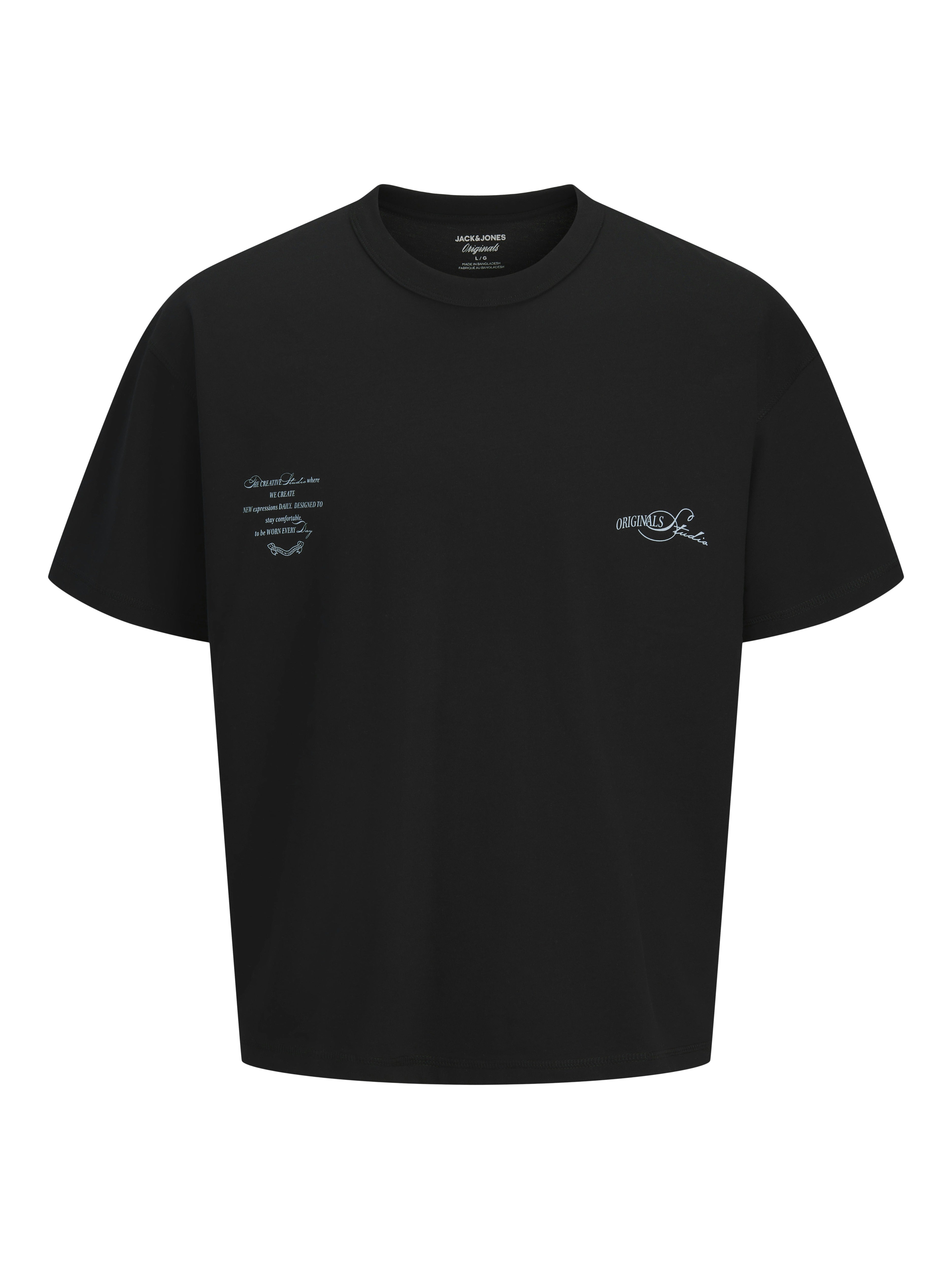 Jack & Jones Herren T-Shirts kurz Black