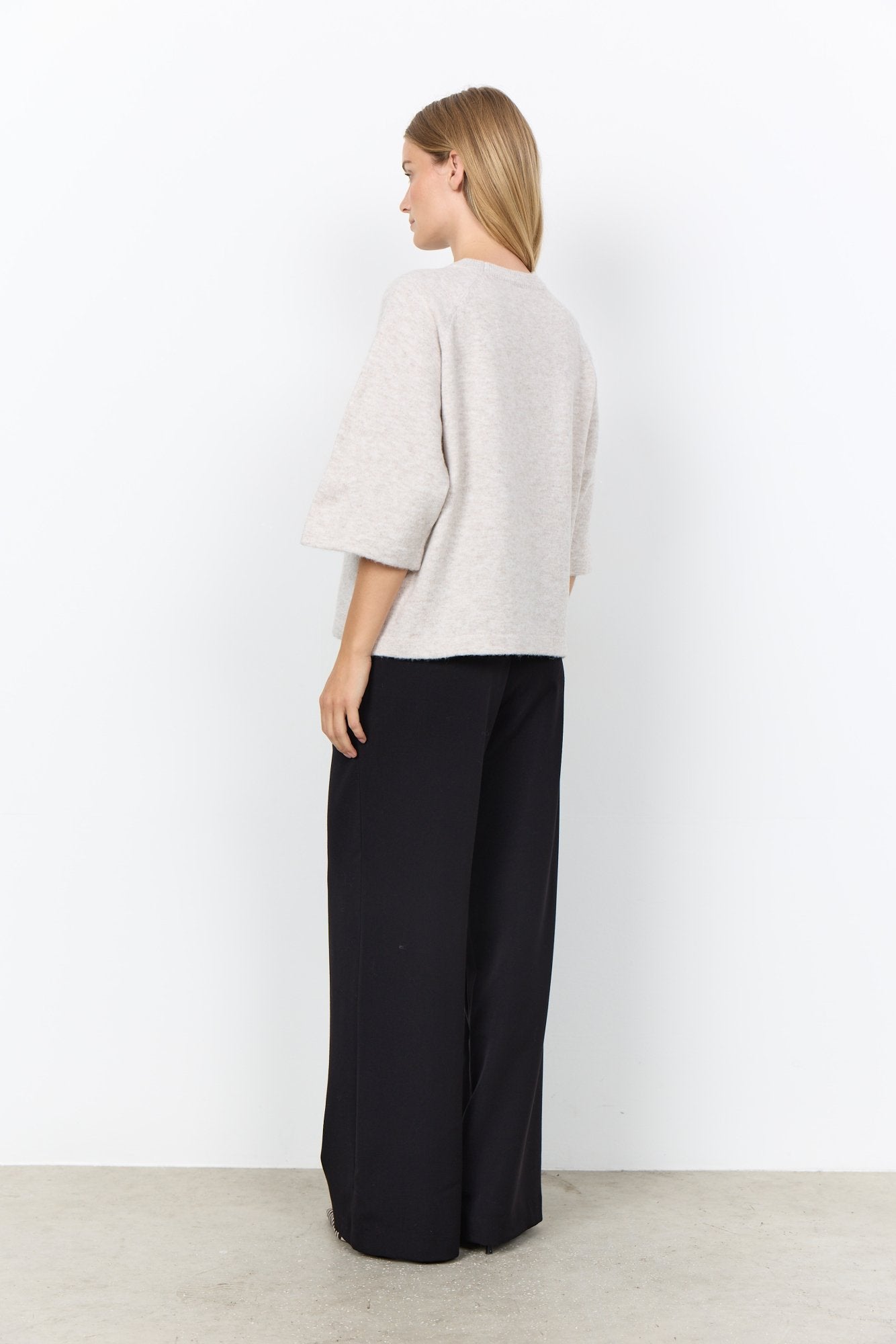 Soya Concept Damen Pullover Light Sand Mela