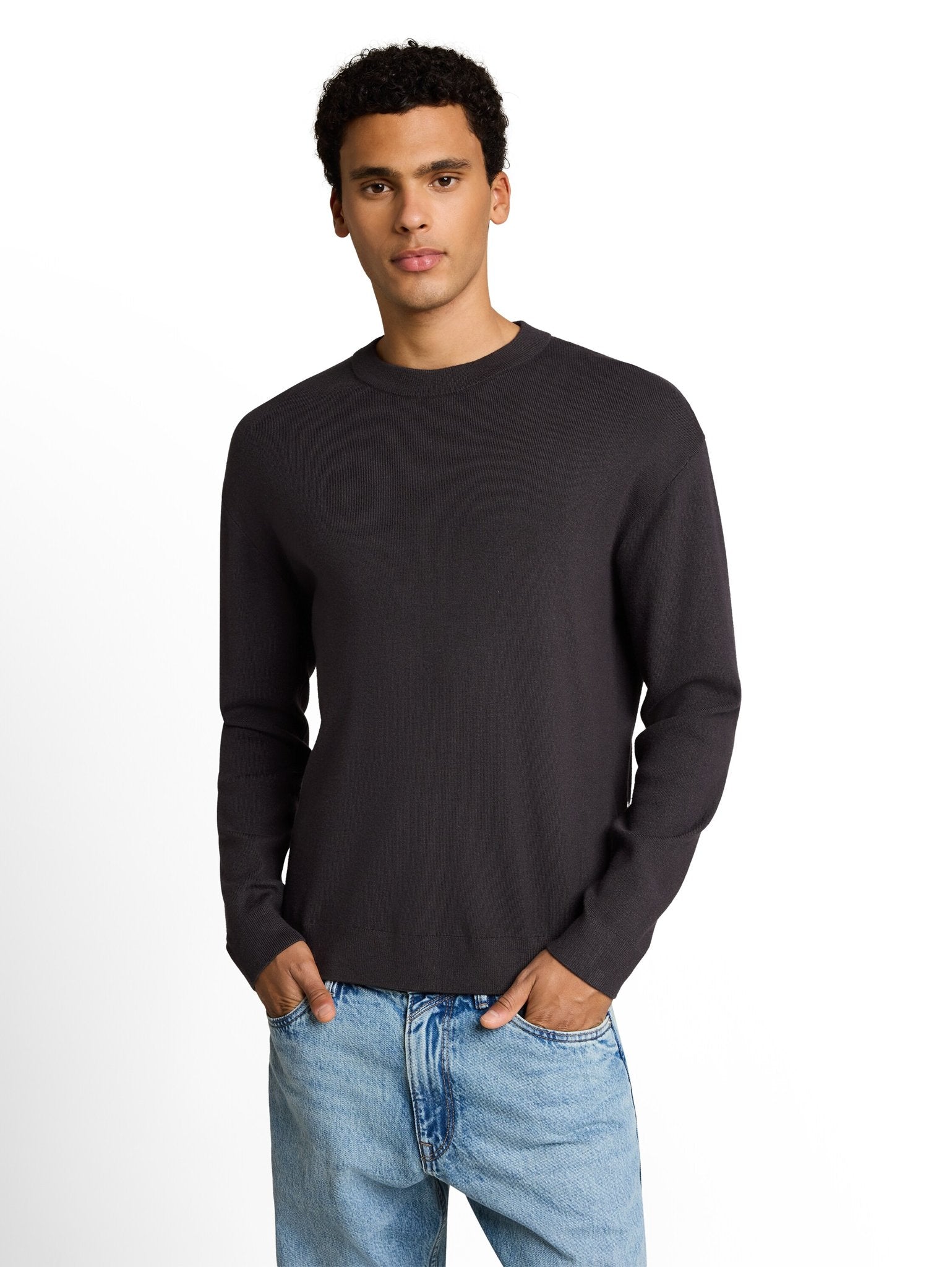 Tom Tailor denim Herren Pullover Coal Grey