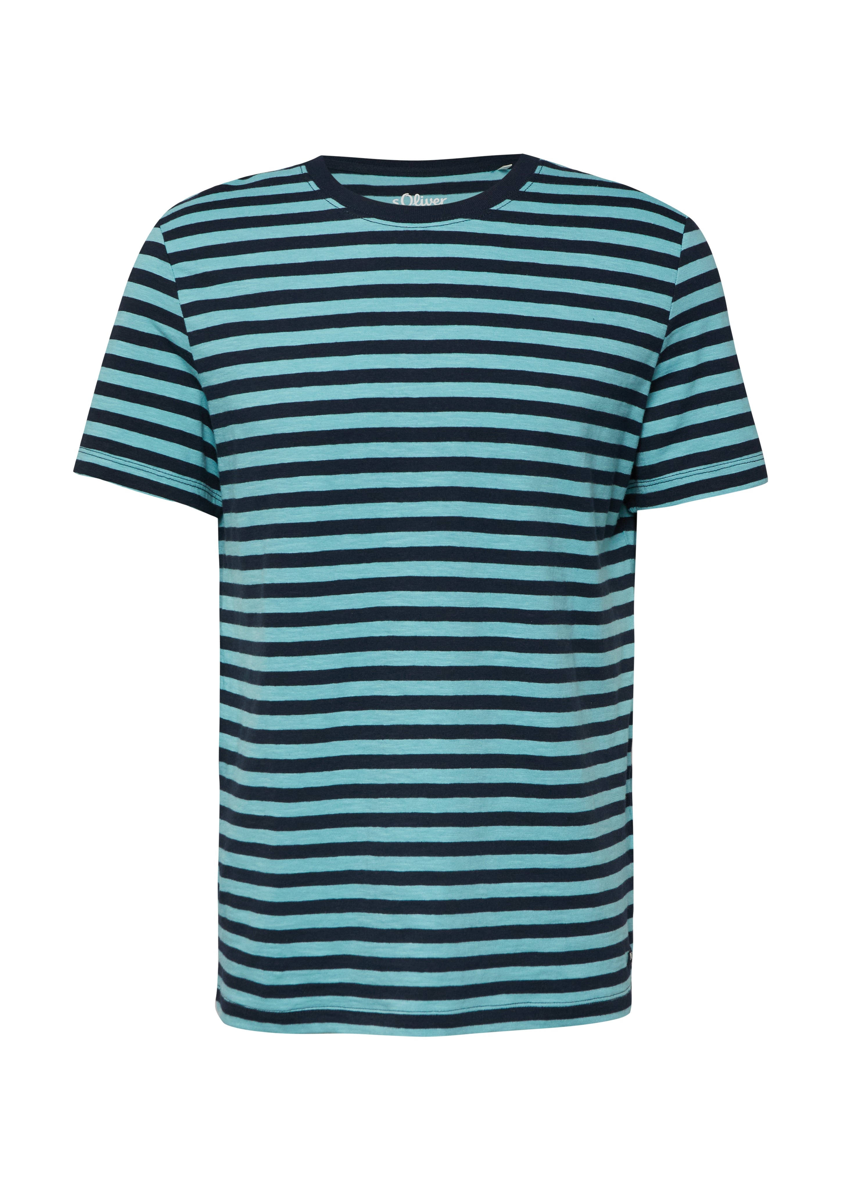 S. Oliver red Herren T-Shirts kurz Blue Green
