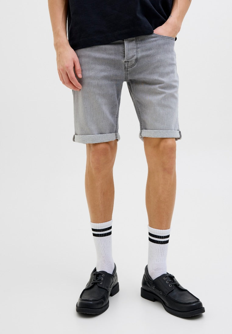 Jack & Jones Herren Shorts Grey Denim