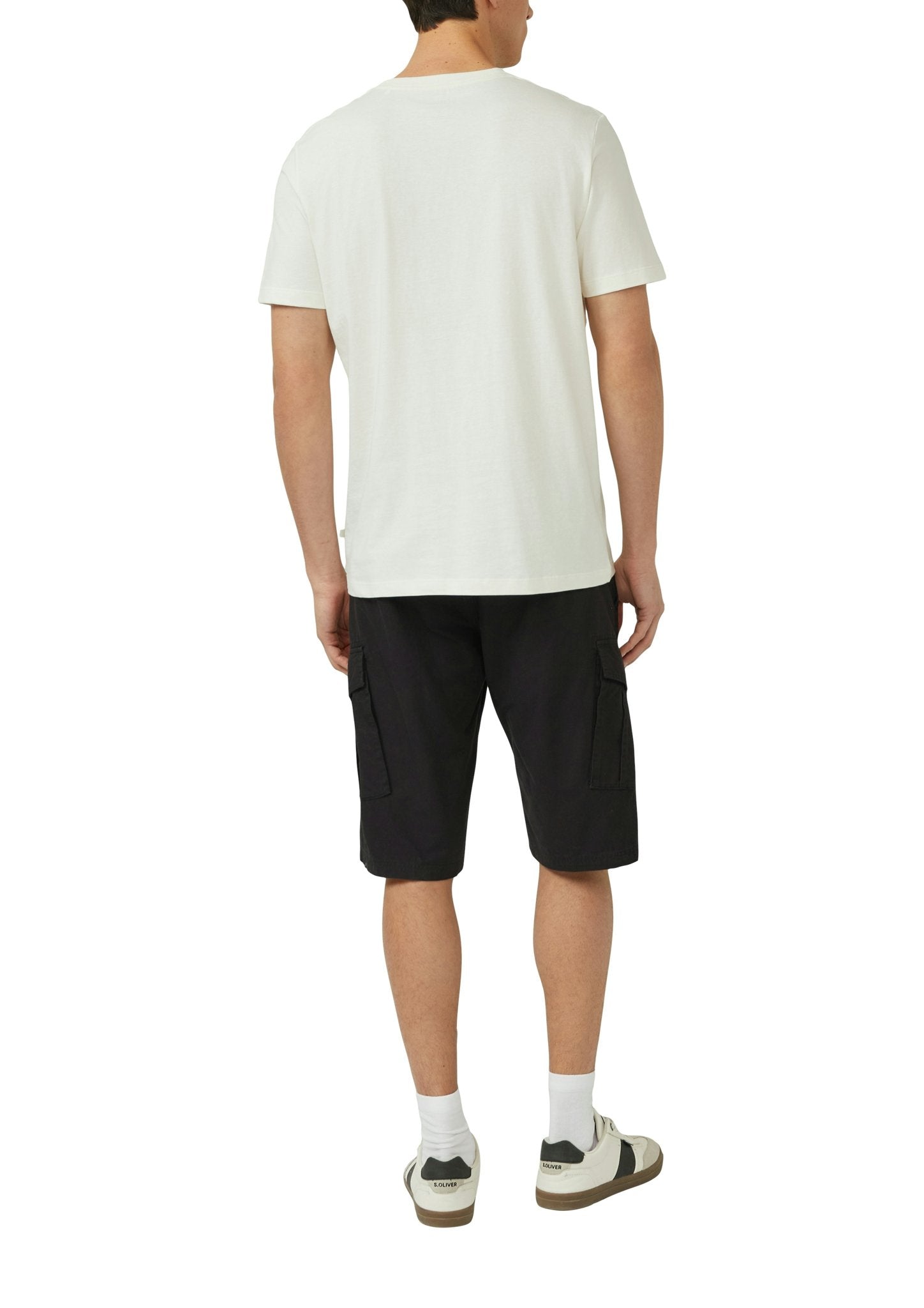 S. Oliver red Herren Shorts Grey/Black