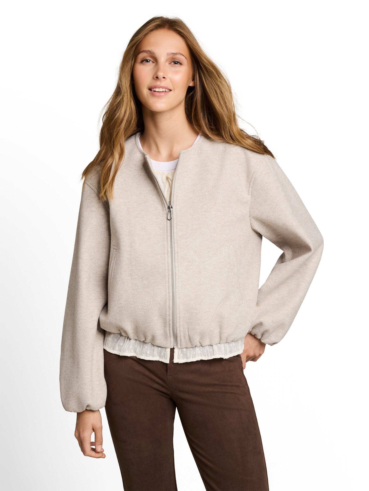 Tom Tailor denim Damen Jacken Atmosphere Beig