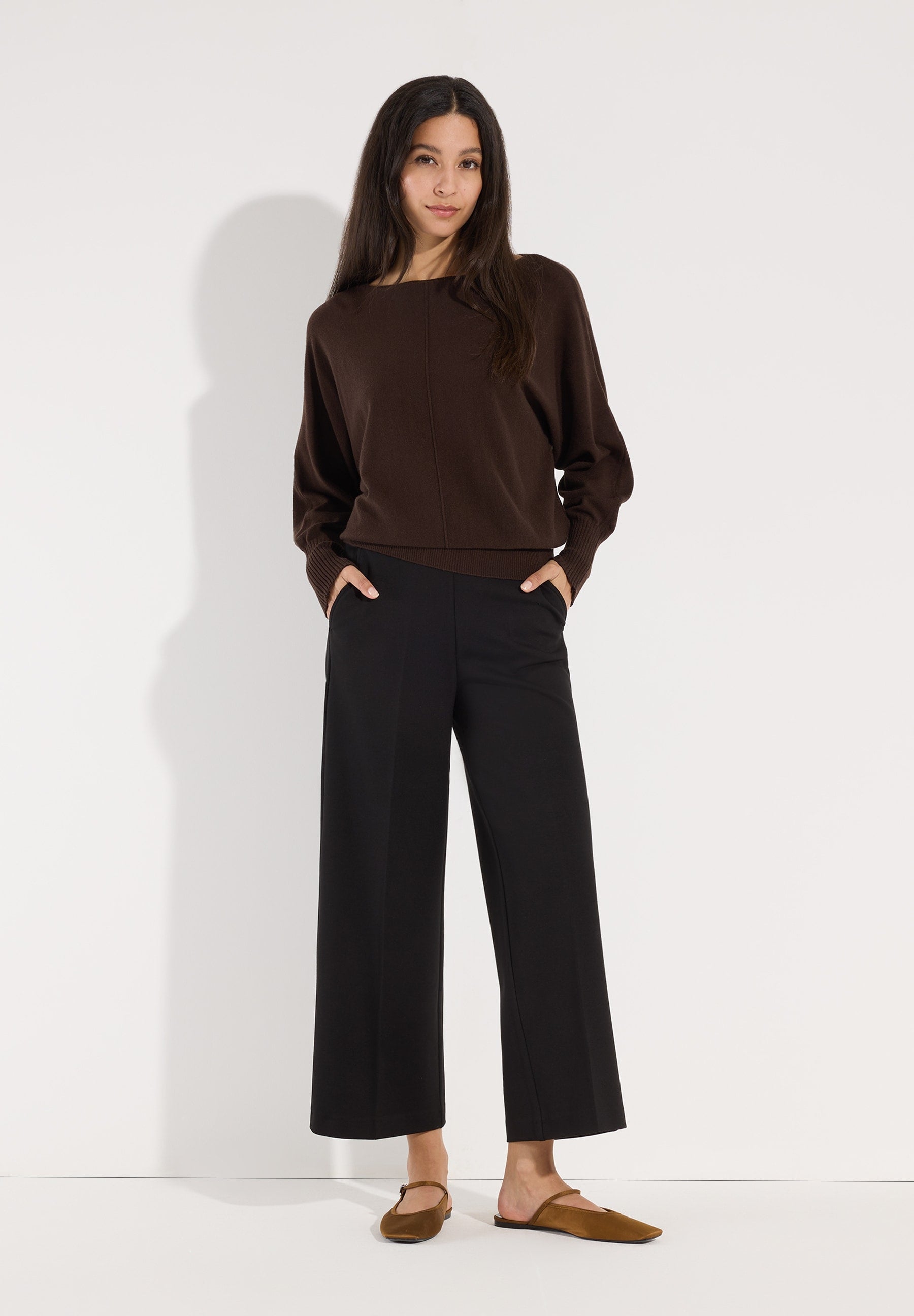 More & More Damen Hosen  Black