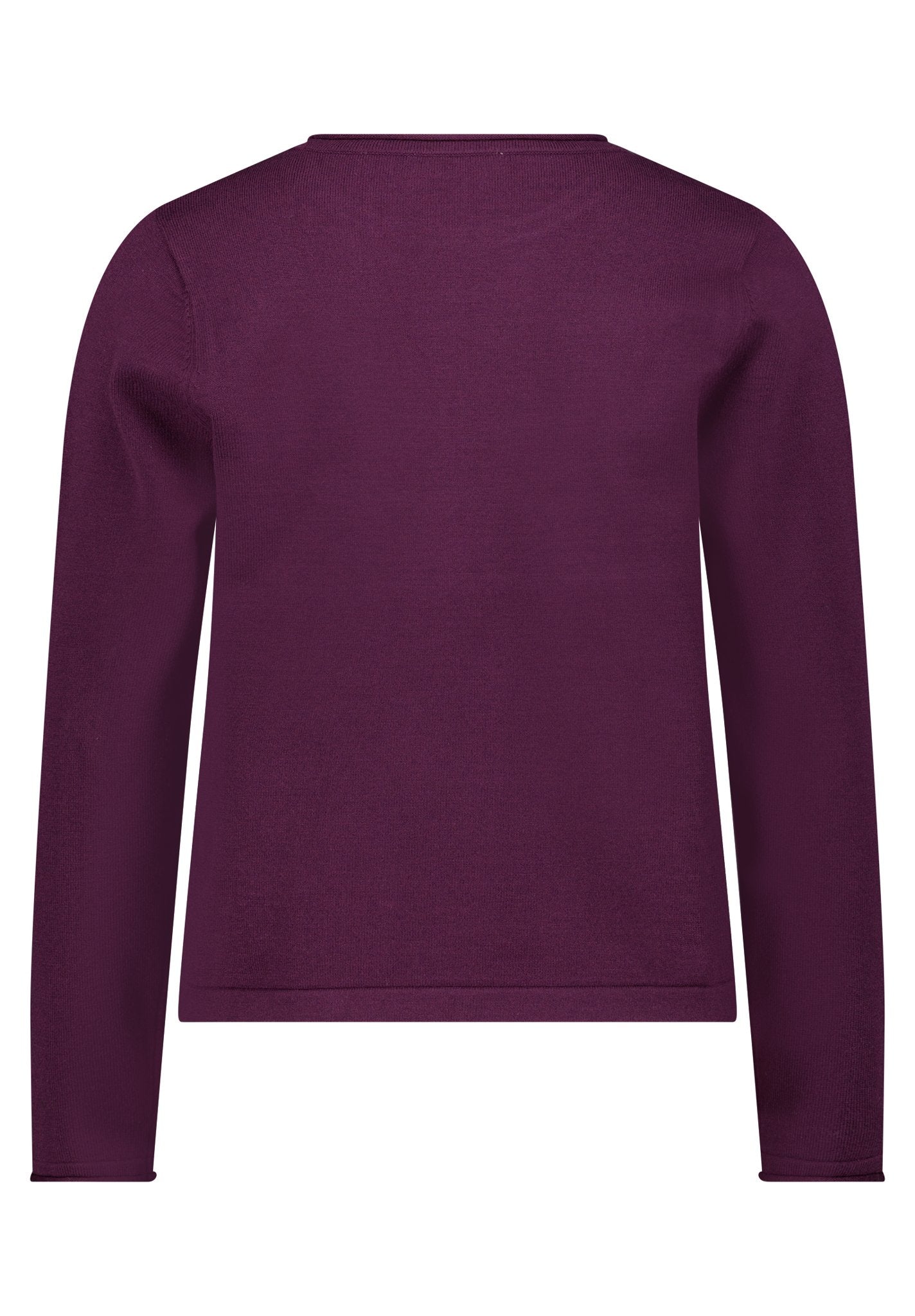 Cartoon Damen Pullover Dark Dahlia