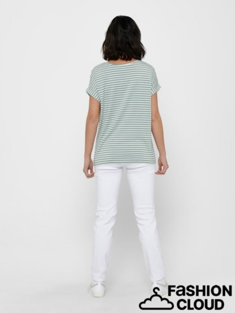 only Damen T-Shirts Jadeite/Cloud D