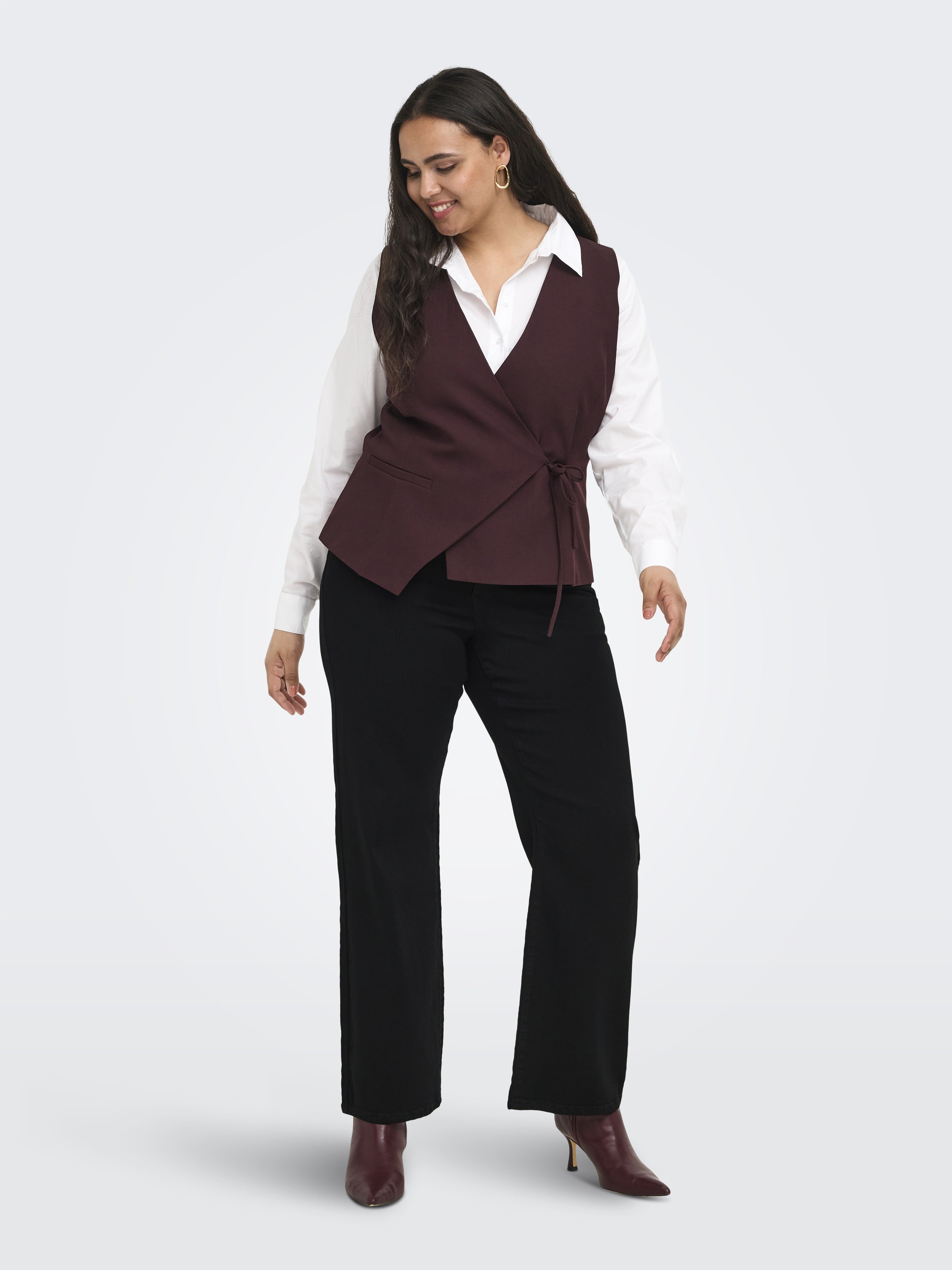 Only Carmakoma Damen Jeans Black Denim