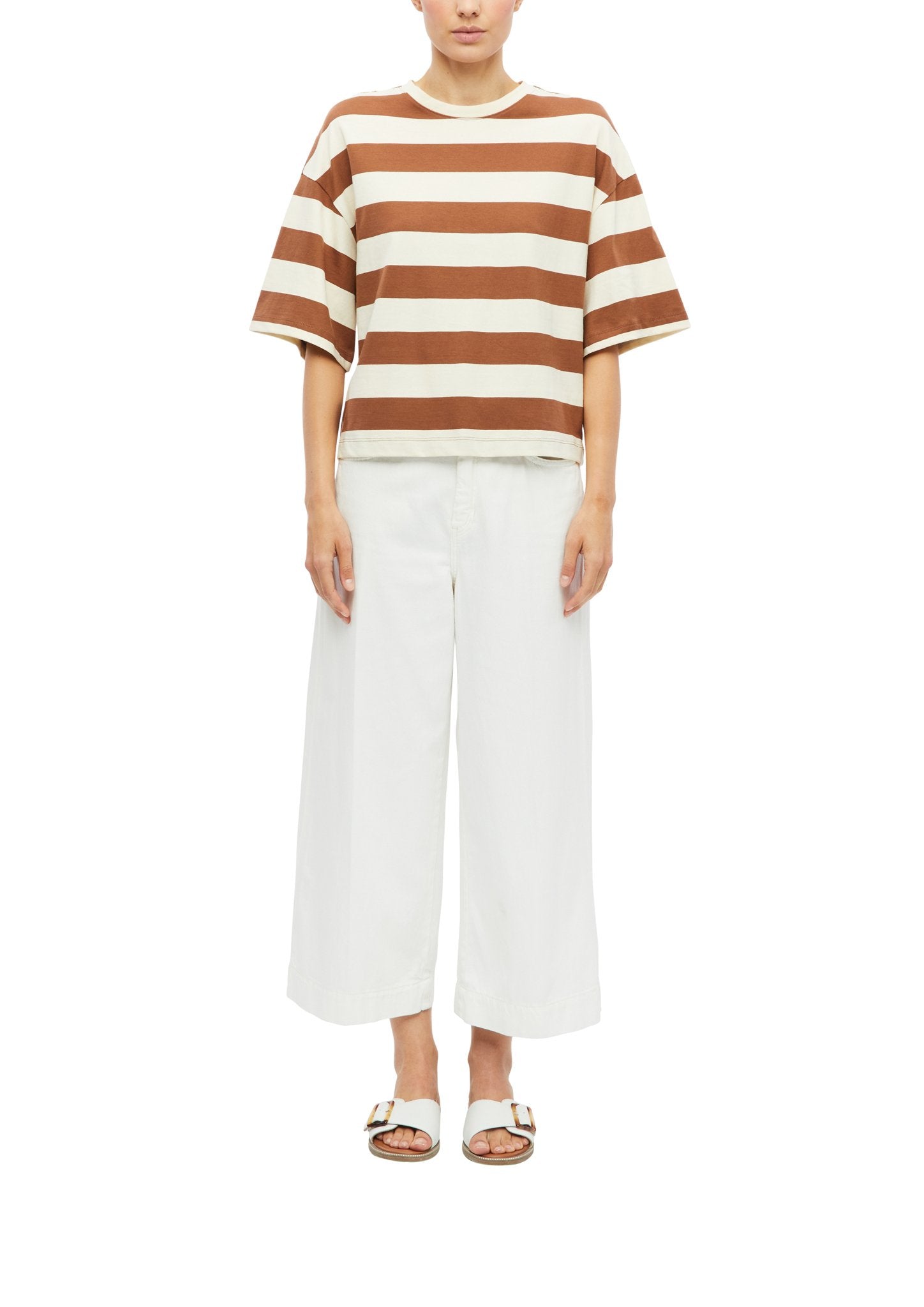 S. Oliver red Damen T-Shirts Brown