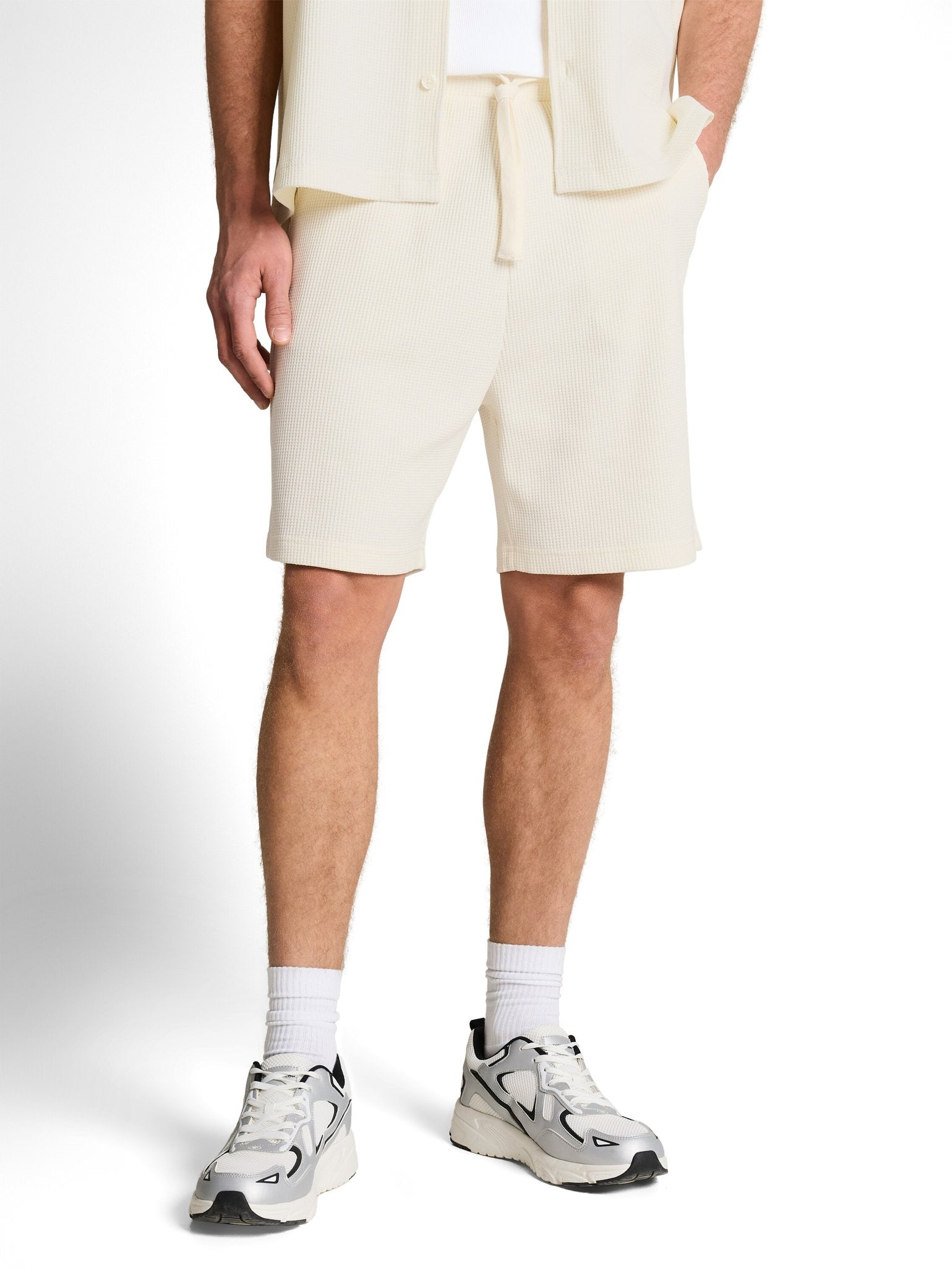 Tom Tailor denim Herren Shorts Wool White