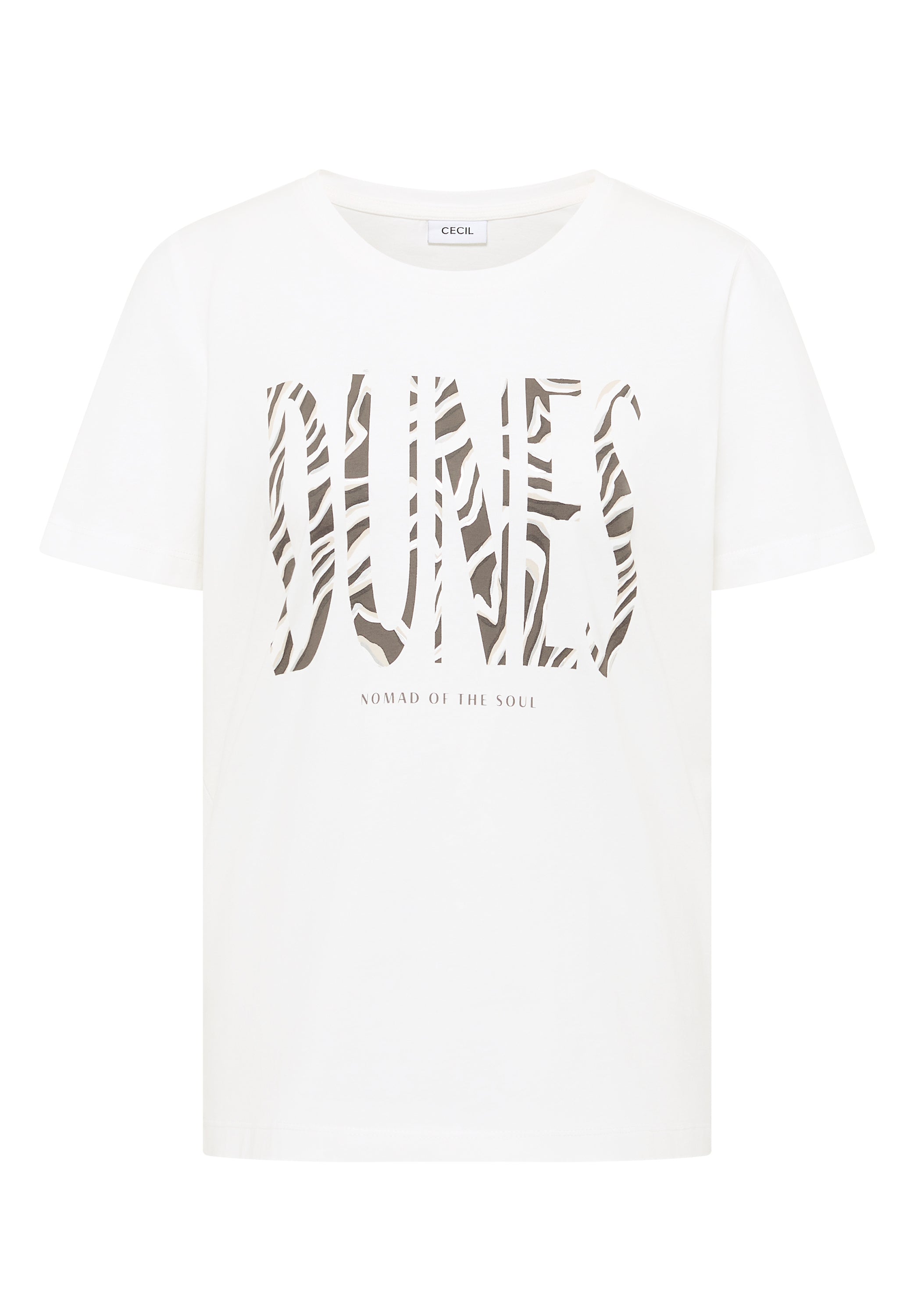 Cecil Damen T-Shirts Vanilla W