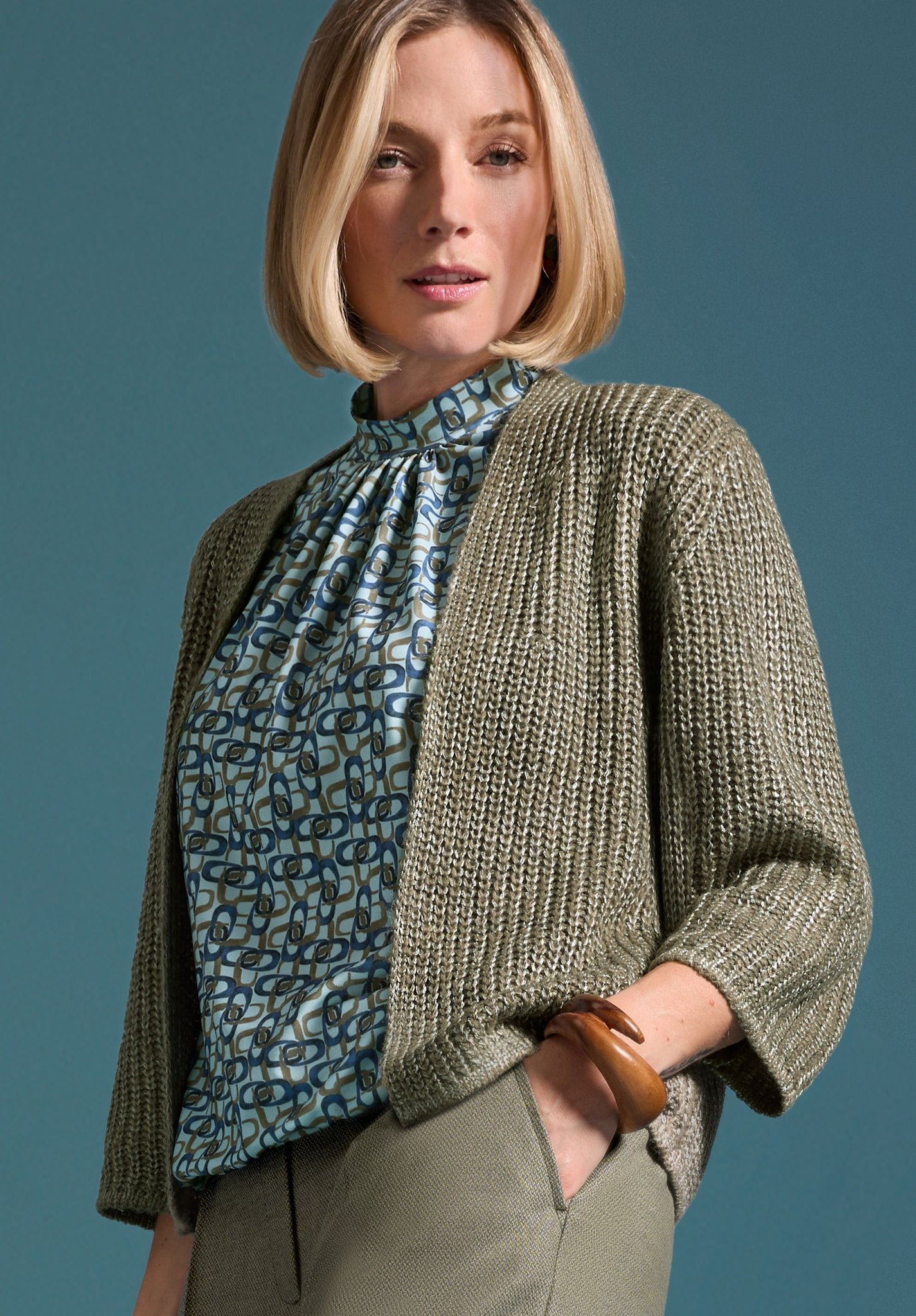 Bianca Damen Pullover Sage