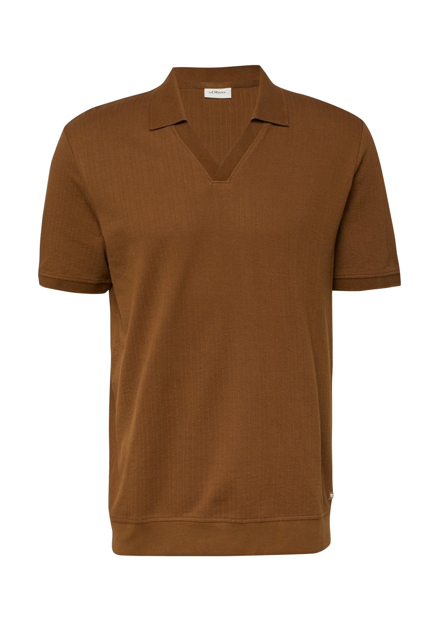 S. Oliver red Herren Polo-Shirts Brown