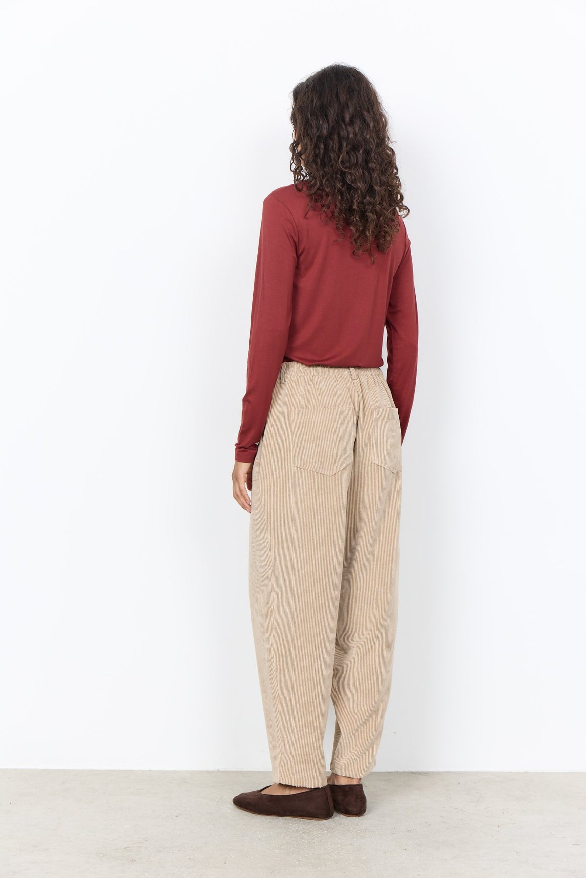 Soya Concept Damen Hosen Camel
