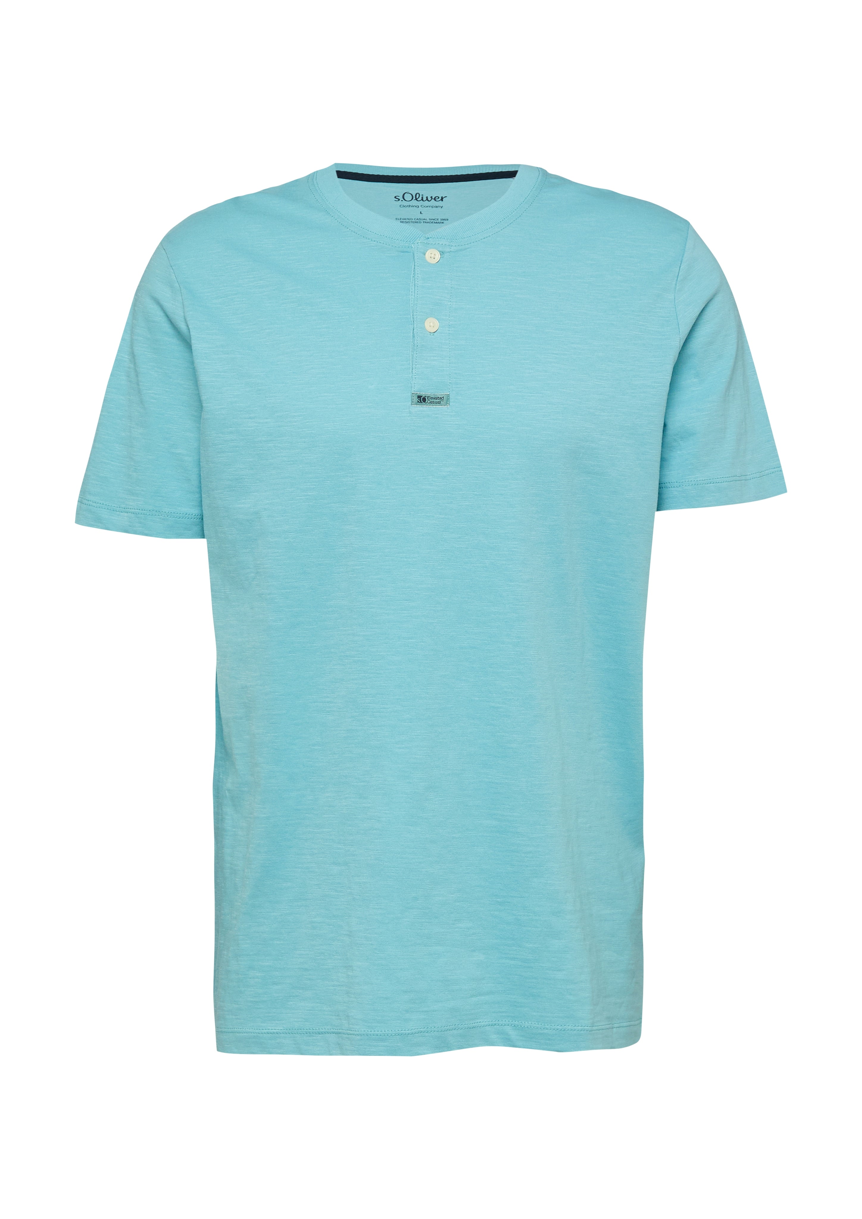 S. Oliver red Herren T-Shirts kurz Blue Green