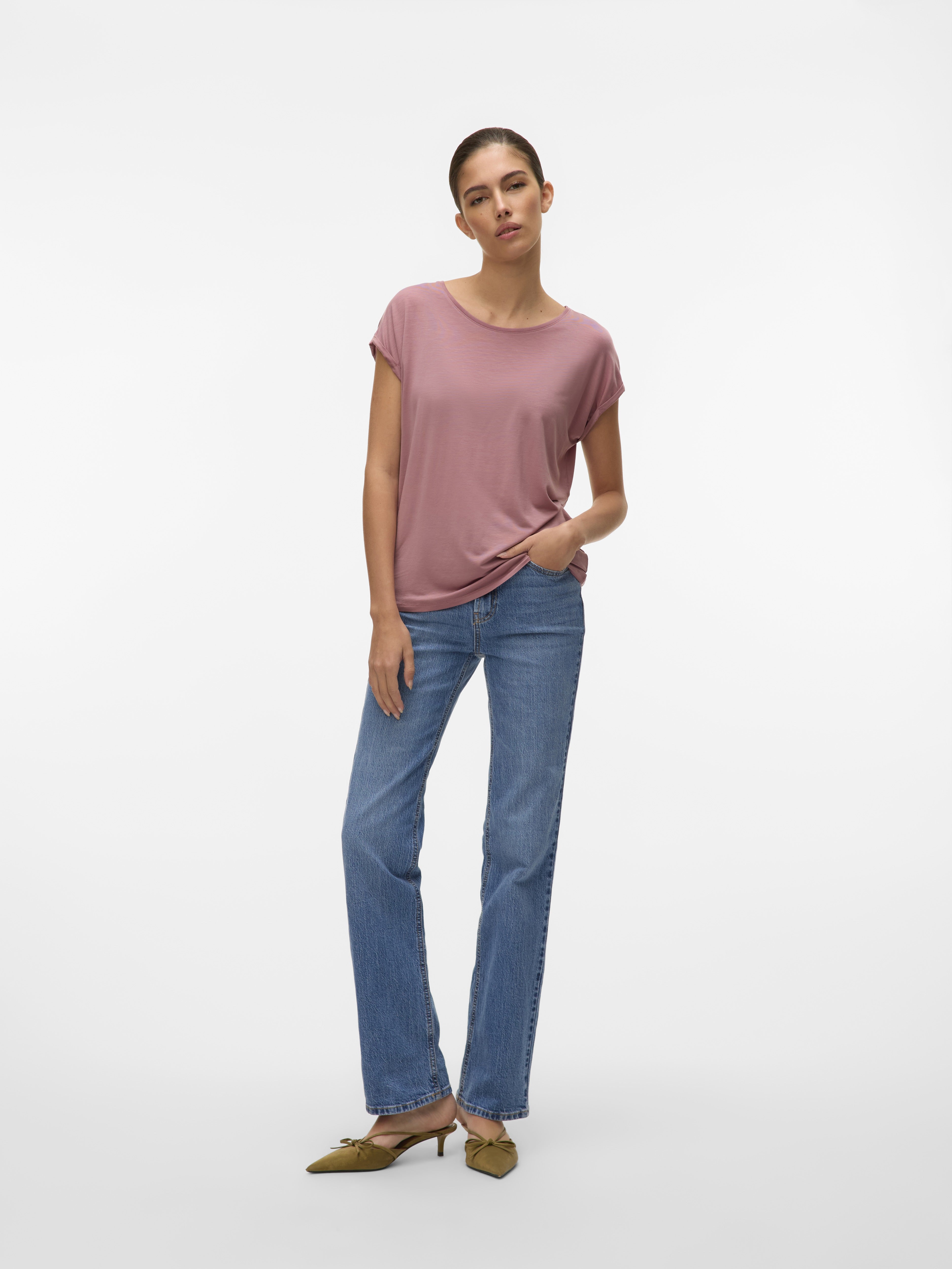 Vero Moda Damen T-Shirts Nostalgia Rose