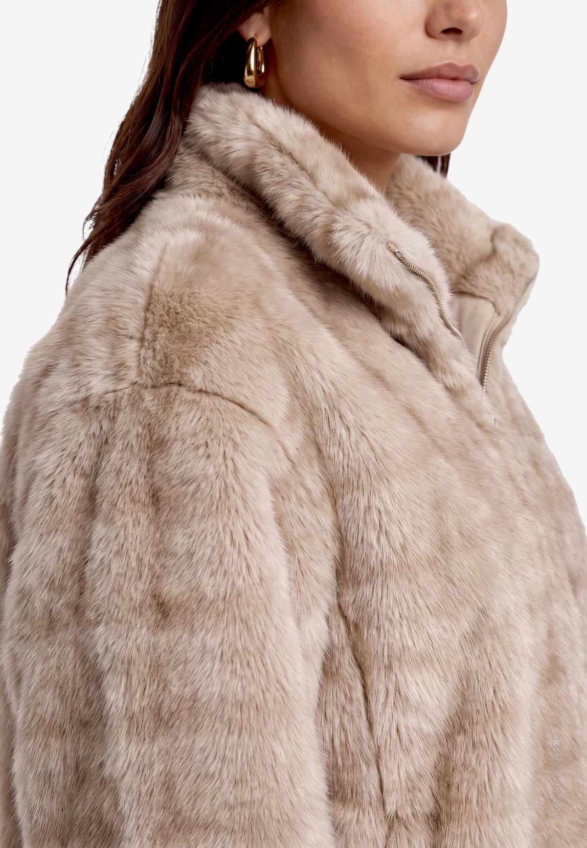 Zero Damen Jacken Cream/Brown