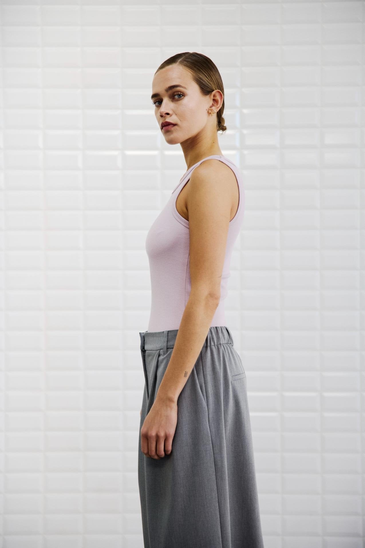 Withblack Damen Tops Lavender S