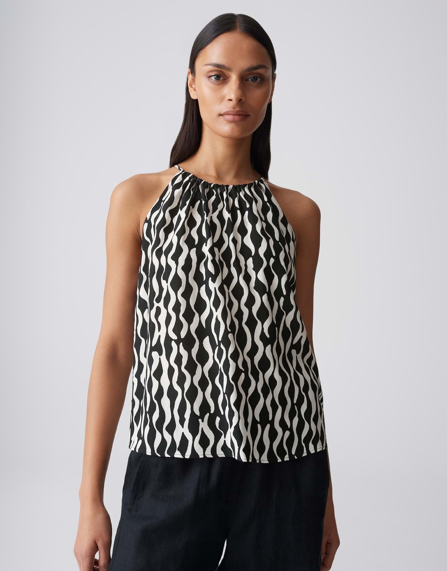 Opus Damen Blusen Black