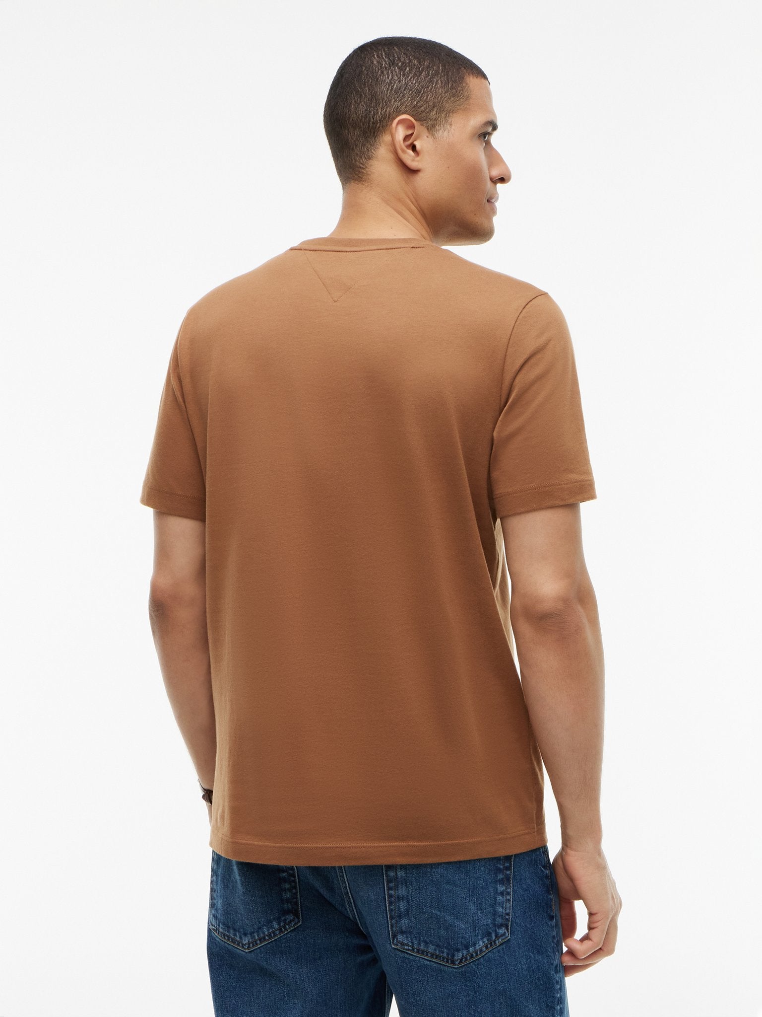 Tommy Hilfiger Herren T-Shirts kurz Gvh Brown