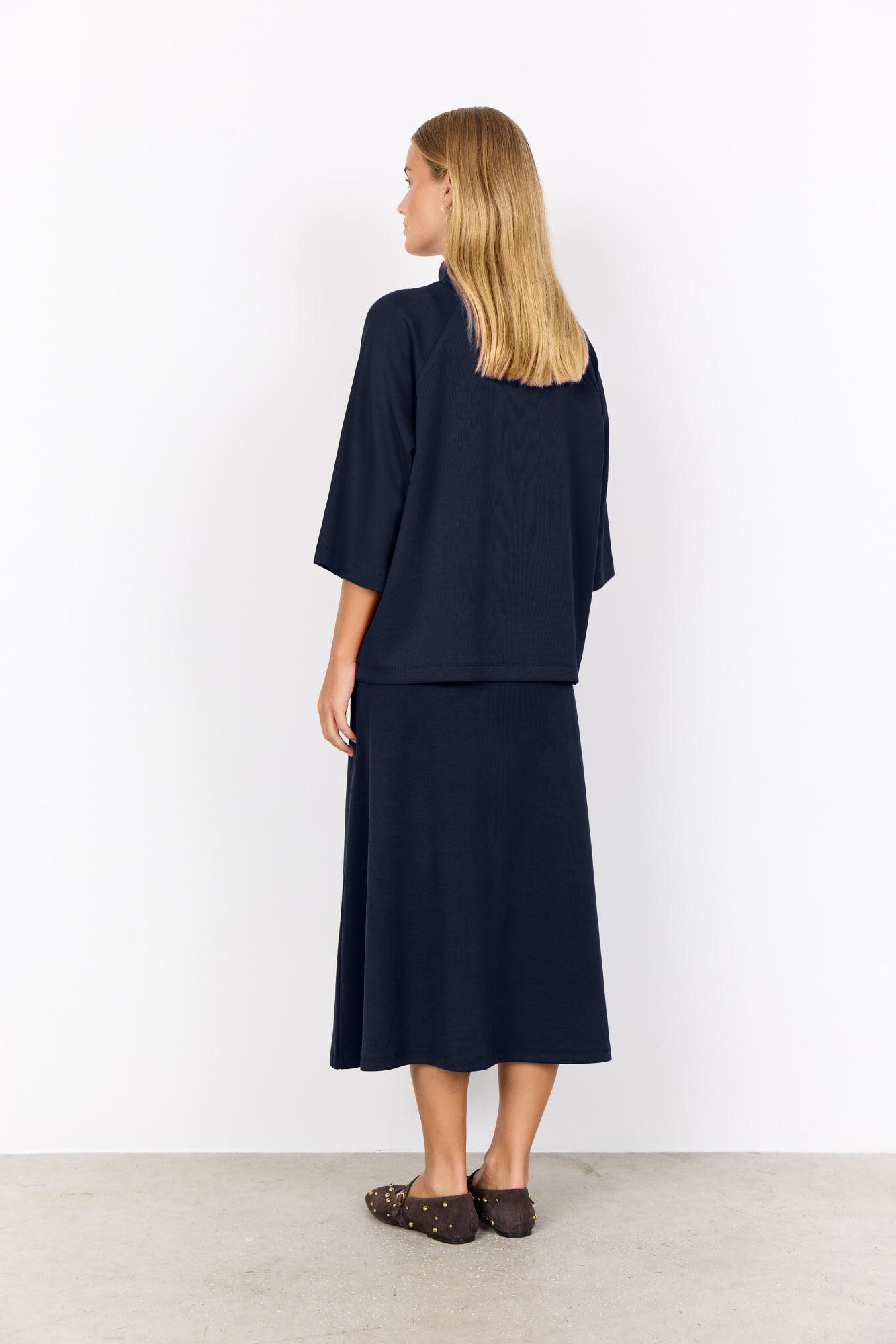 Soya Concept Damen Blusen kurz Navy